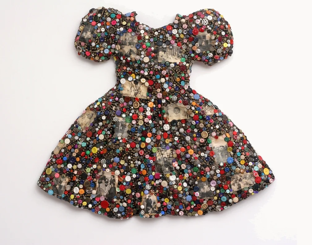 The Adored, 2008, mixed media relief, 34 x 39 x 4 inches
