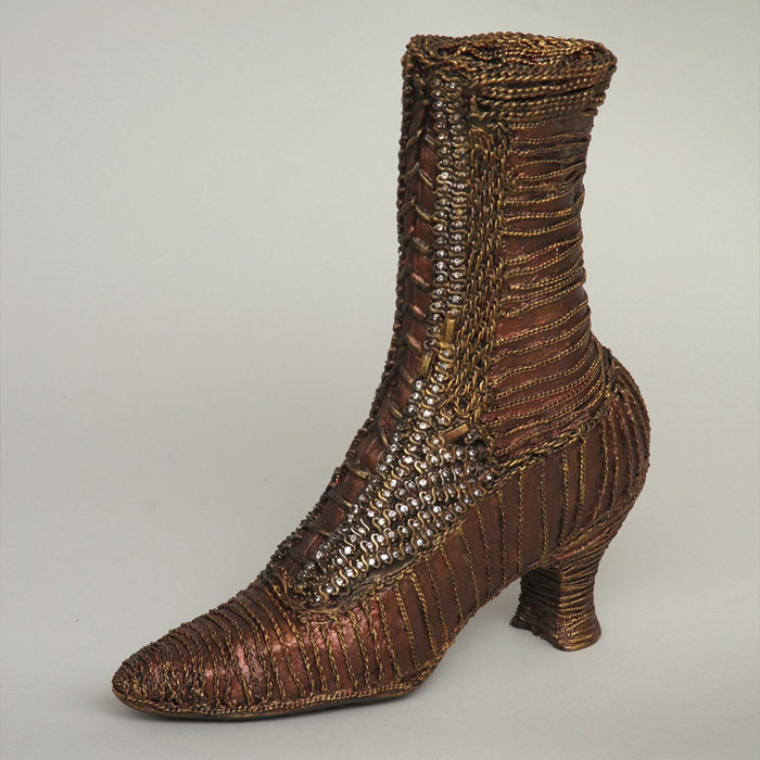 Sparkle Shoe, 2005, mixed media sculpture, 10 x 8.5 x 3 inches