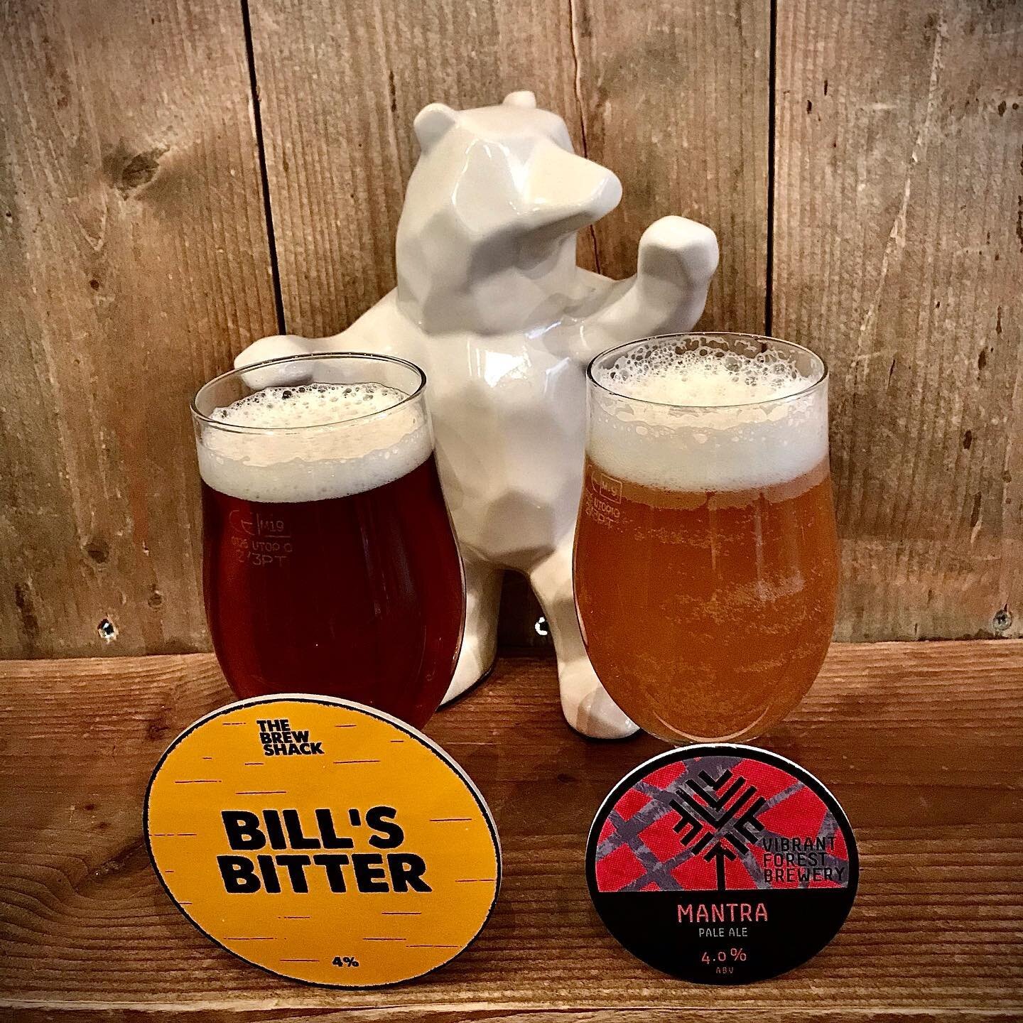 Fresh Cask pouring well this Friday morning....

@brewshack_beer &amp; @vibrantforest give you Bills Bitter and Mantra a tough choice I know....

Both available in 3lt Bag In A Box &pound;18

Order before 4pm today to have delivered after 5pm.

We ca