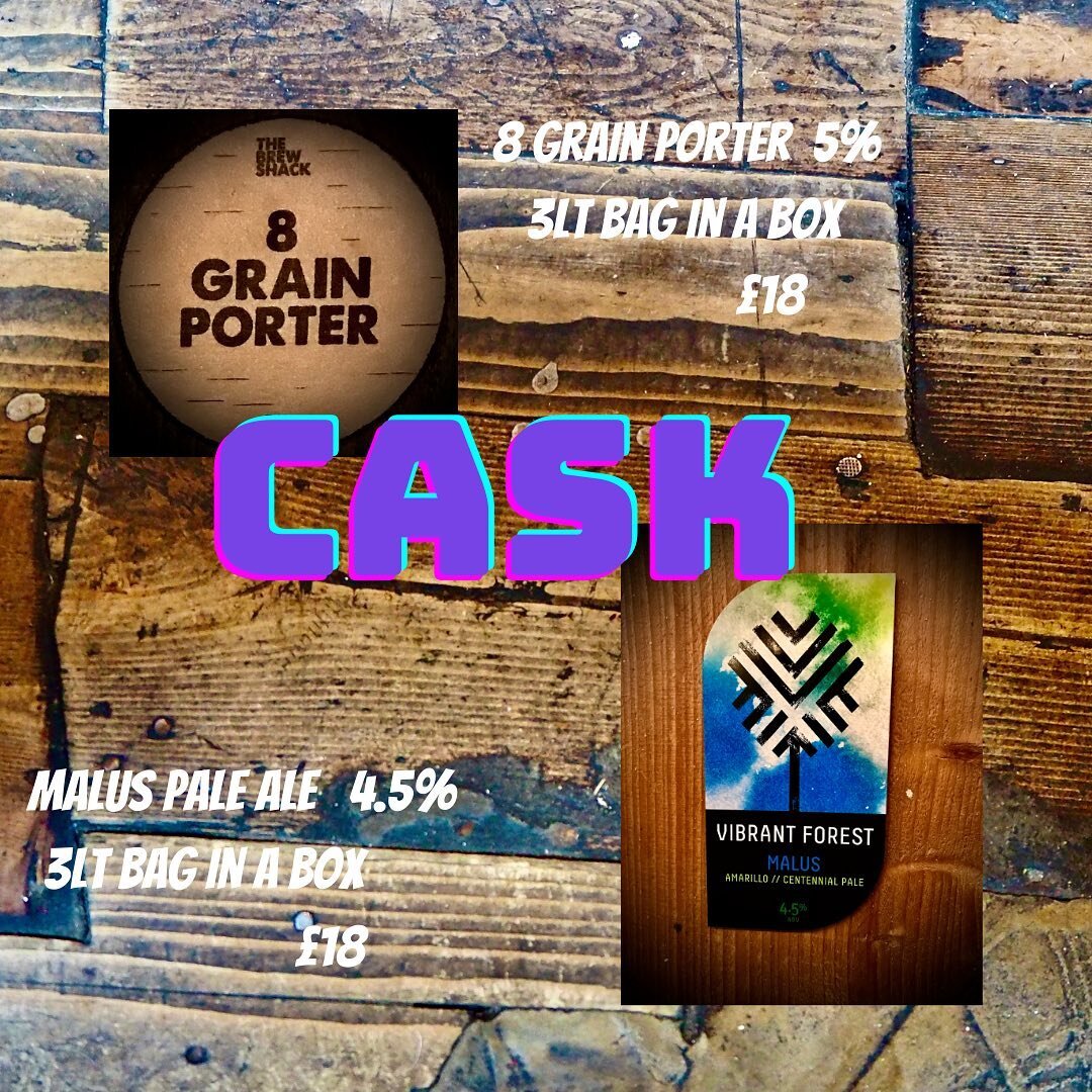 KEEPING FRESH CASK IN YOUR FRIDGE

Fresh cask delivered again this week by @brewshack_beer &amp; @vibrantforest 

Working closely with these two breweries we have been able to manage Cask with little waste, we hate throwing away beer so we salute bot
