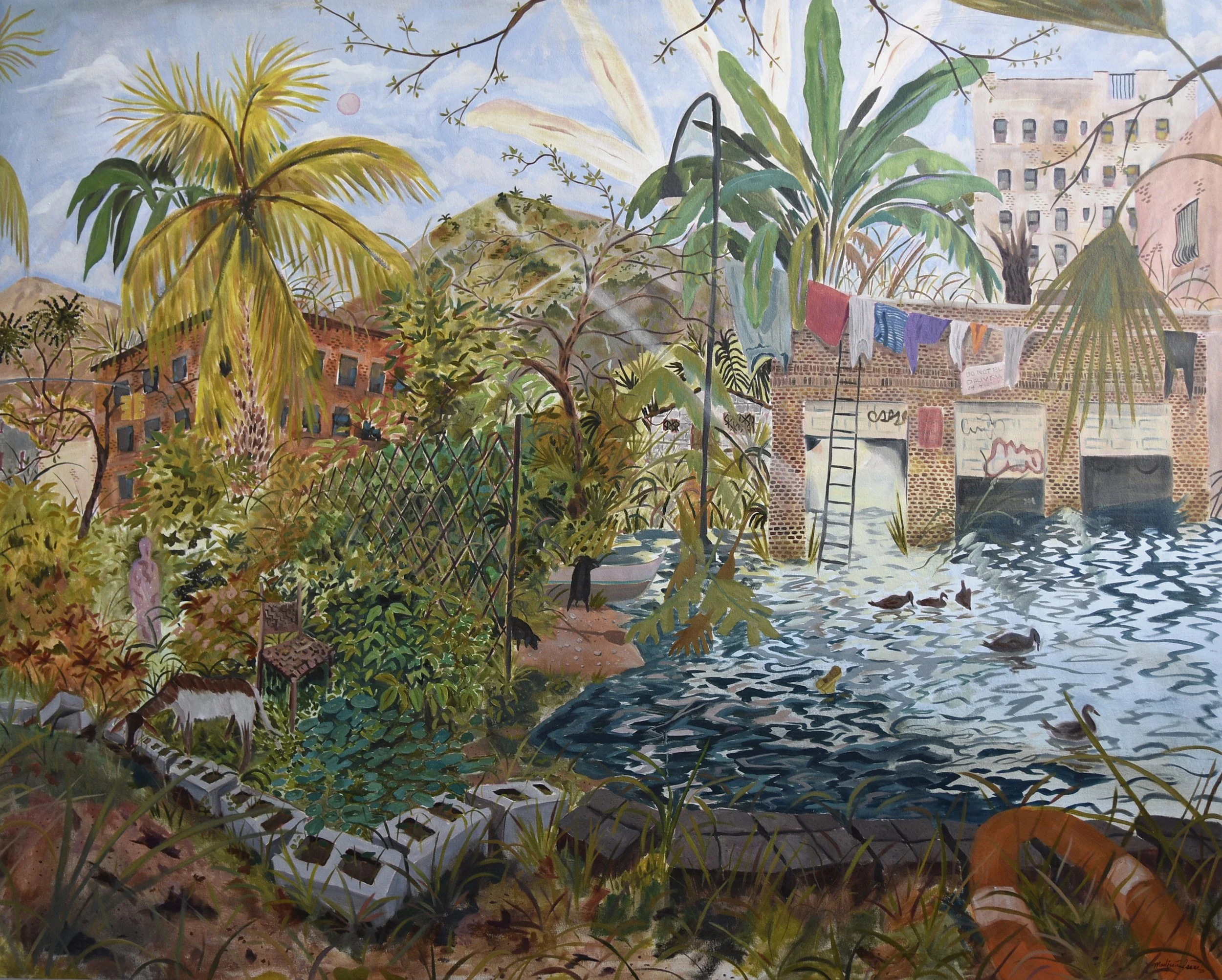    What the Earth Will Give  , 2025, oil on canvas, 53 x 65 inches 