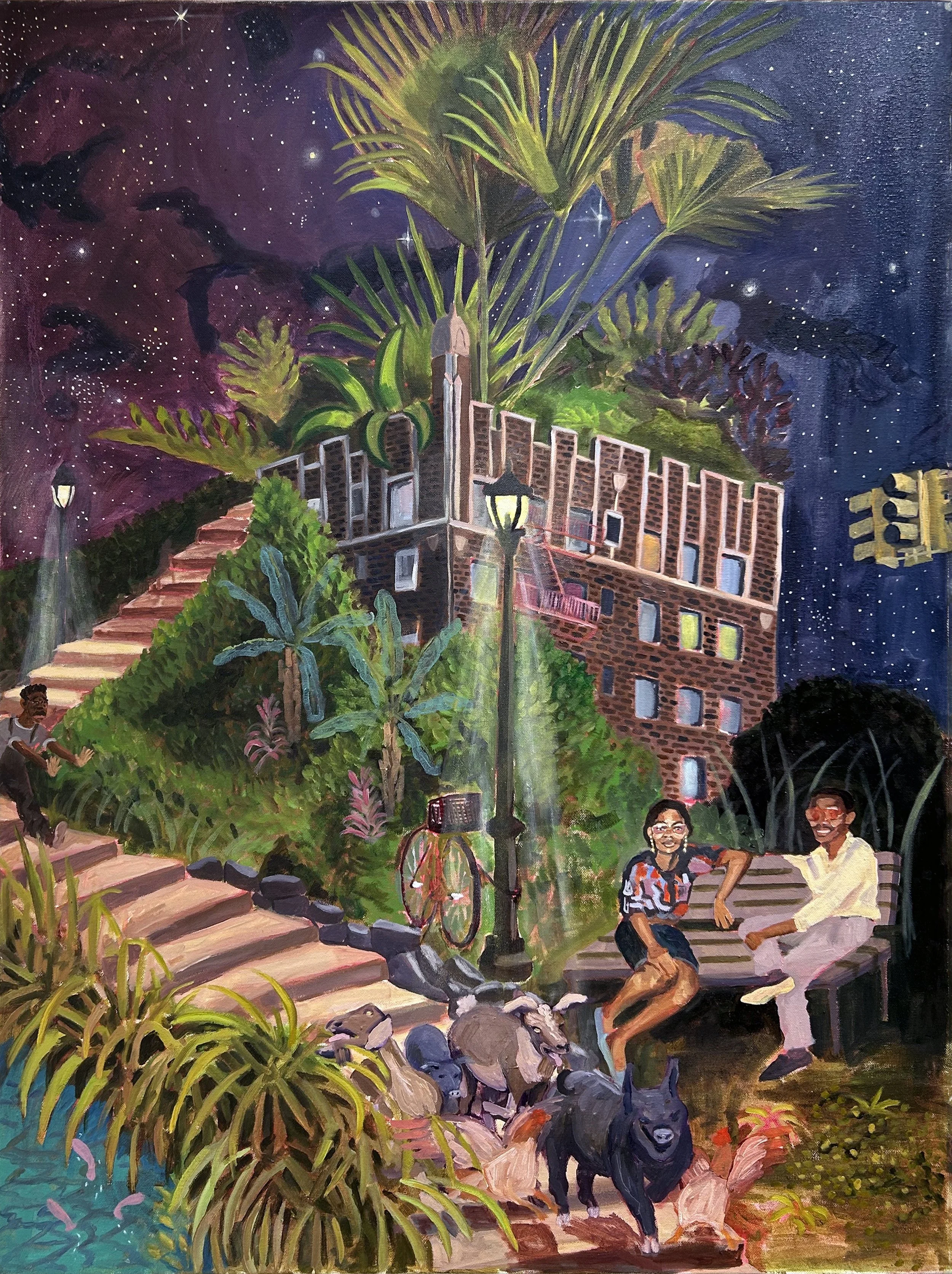    A Night to Remember  , 2023, oil on canvas, 30 x 40 inches   *in private collection * 