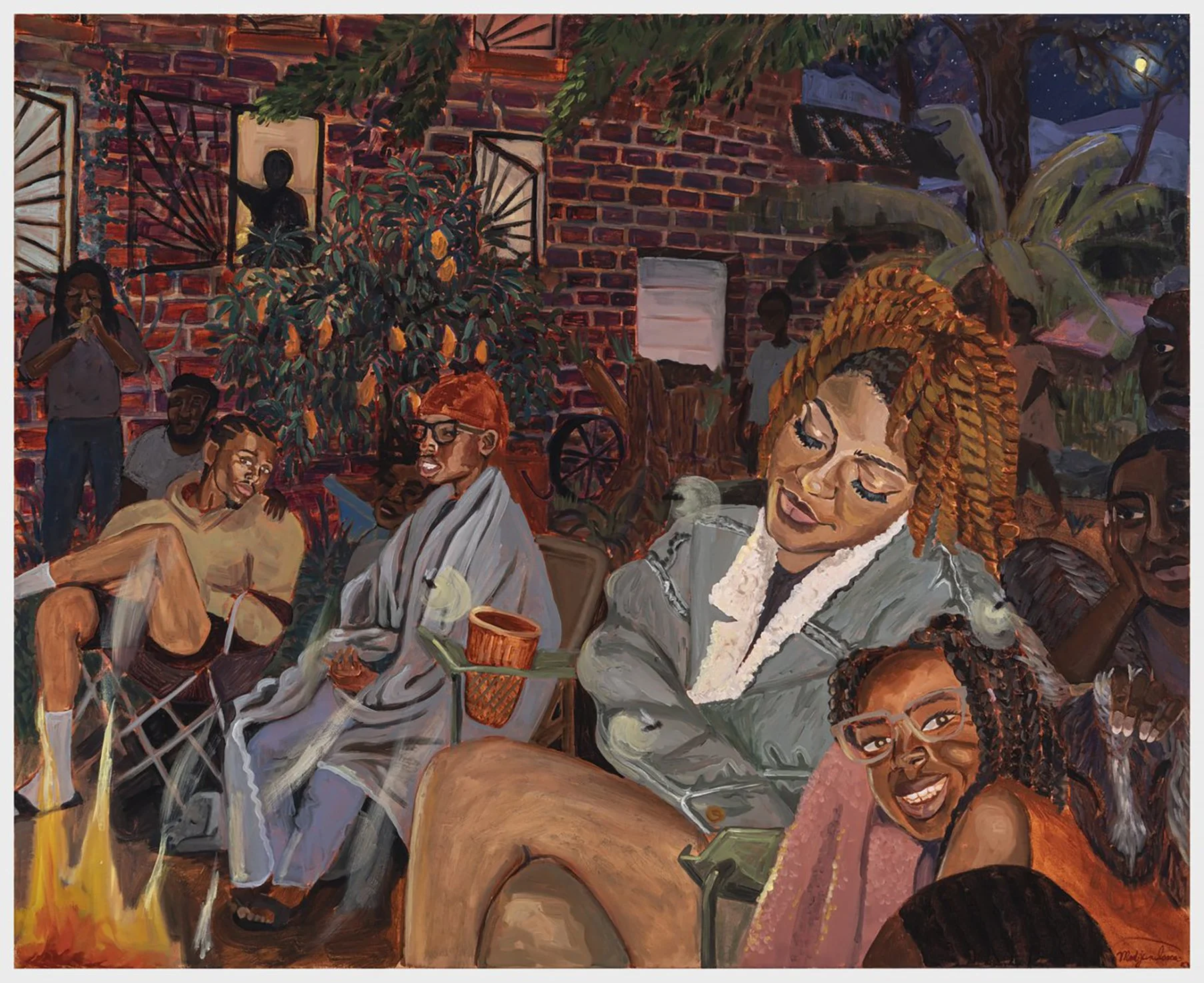    KRIK? KRAK!,   2023, oil on canvas, 30 x 40 inches   *in private collection * 