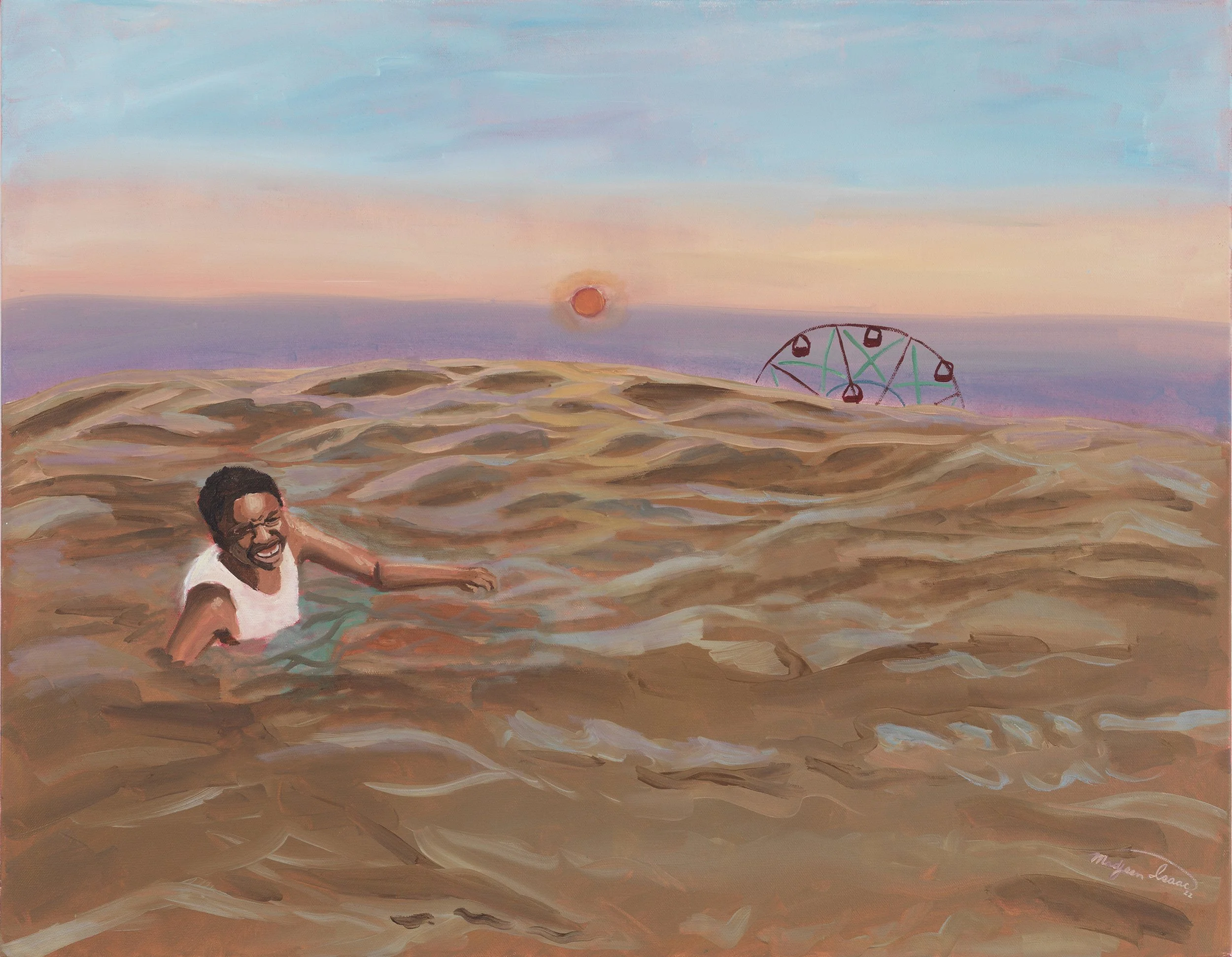    Swaying Away  , 2022, oil on canvas, 24 x30 inches   *in private collection * 