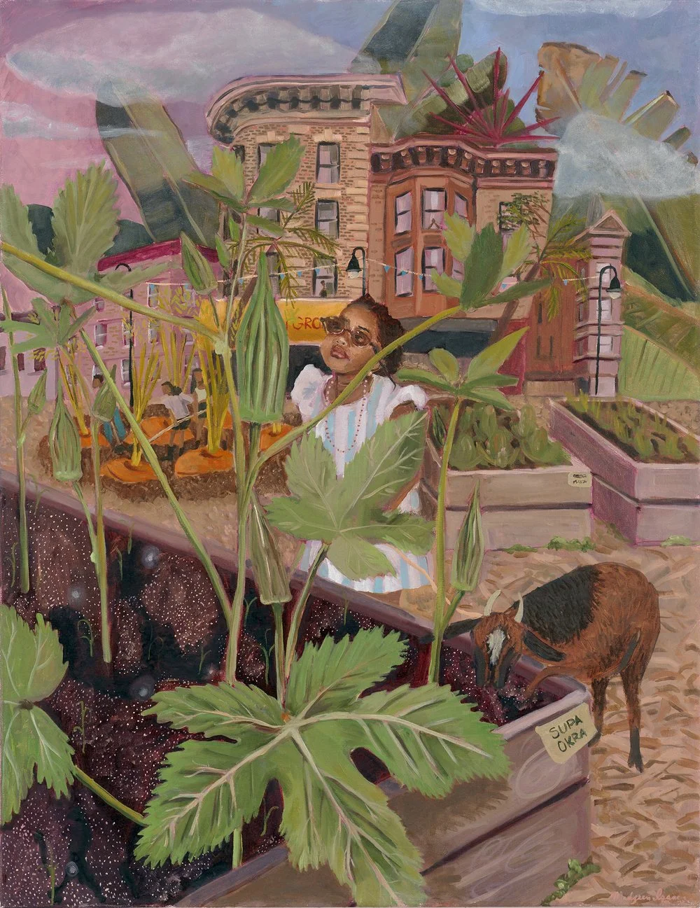    Regeneration  , 2022, oil on canvas, 30 x 40 inches   *in private collection * 