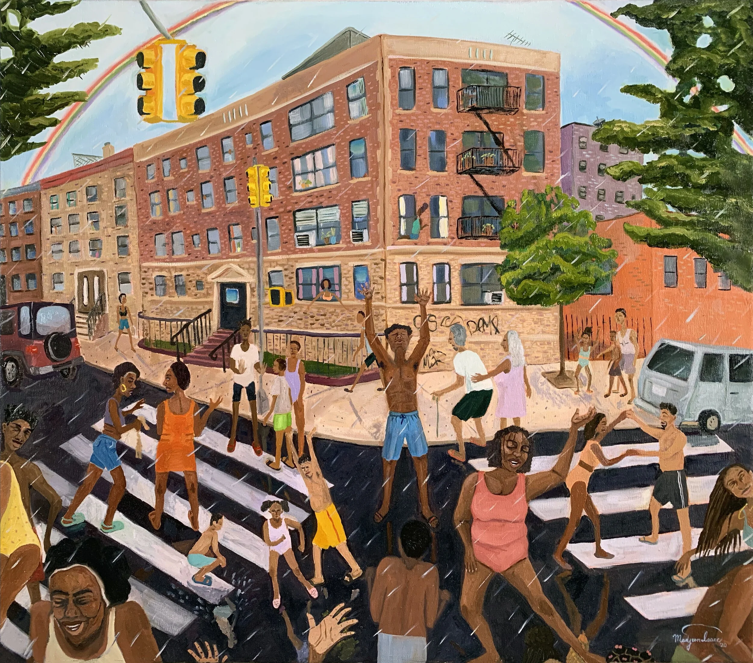    Weathering the Storm,   2020, oil on canvas, 30 x 36 inches   *in private collection*  