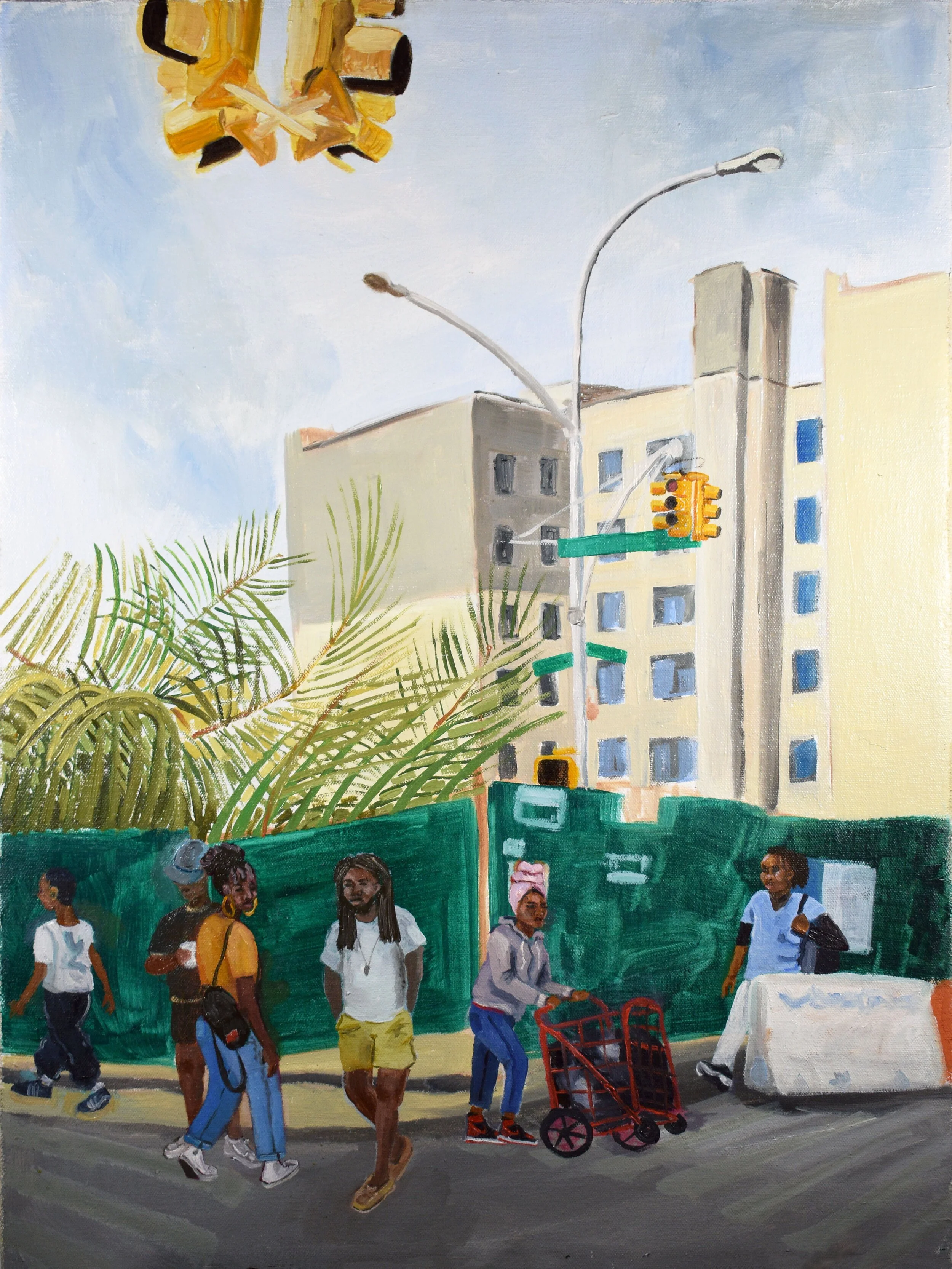    We’re Still Here,   2019, oil on canvas, 18 x 24 inches 