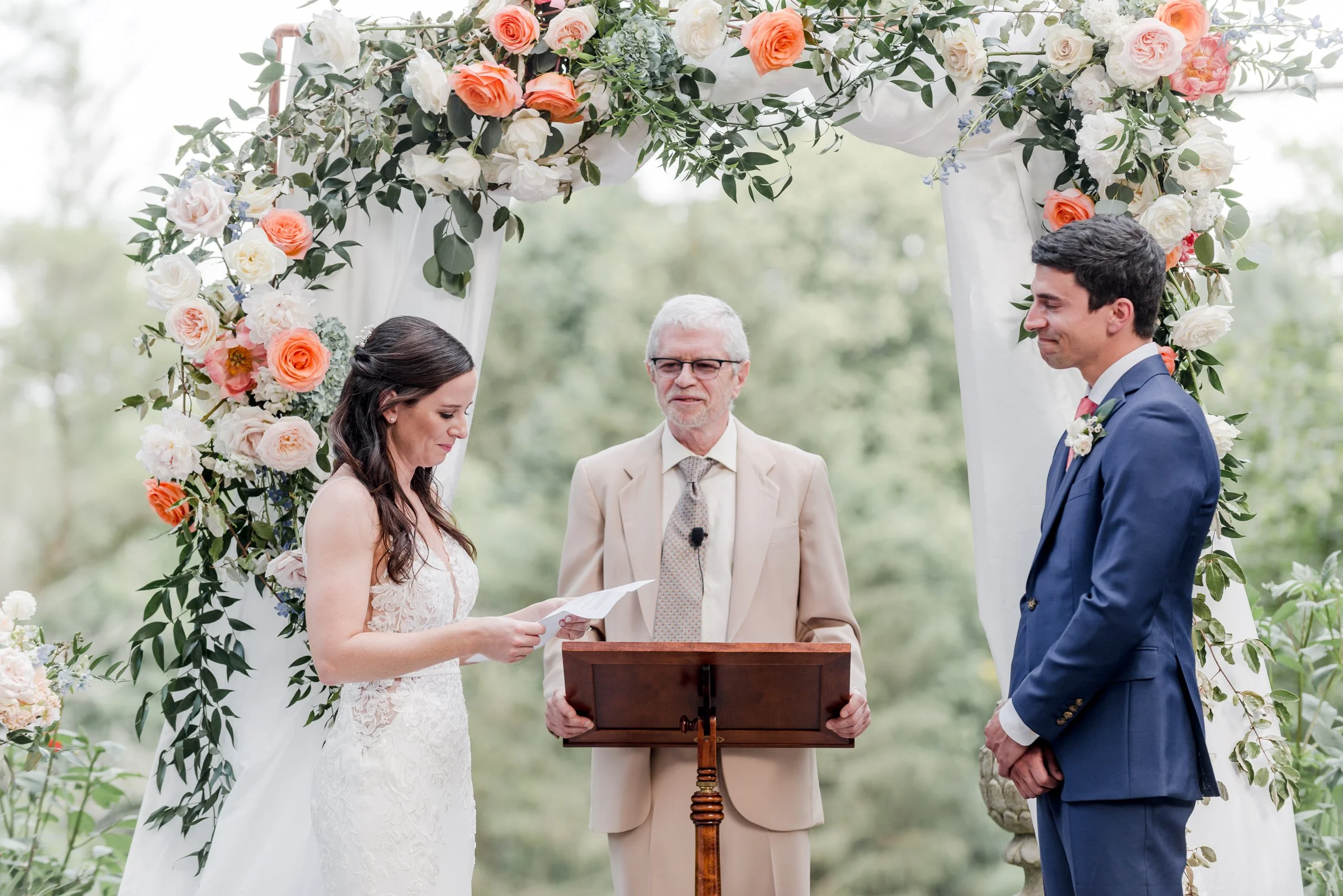 Evelyn + Nick's Summer Garden Wedding | Gramercy Mansion - Baltimore, Maryland