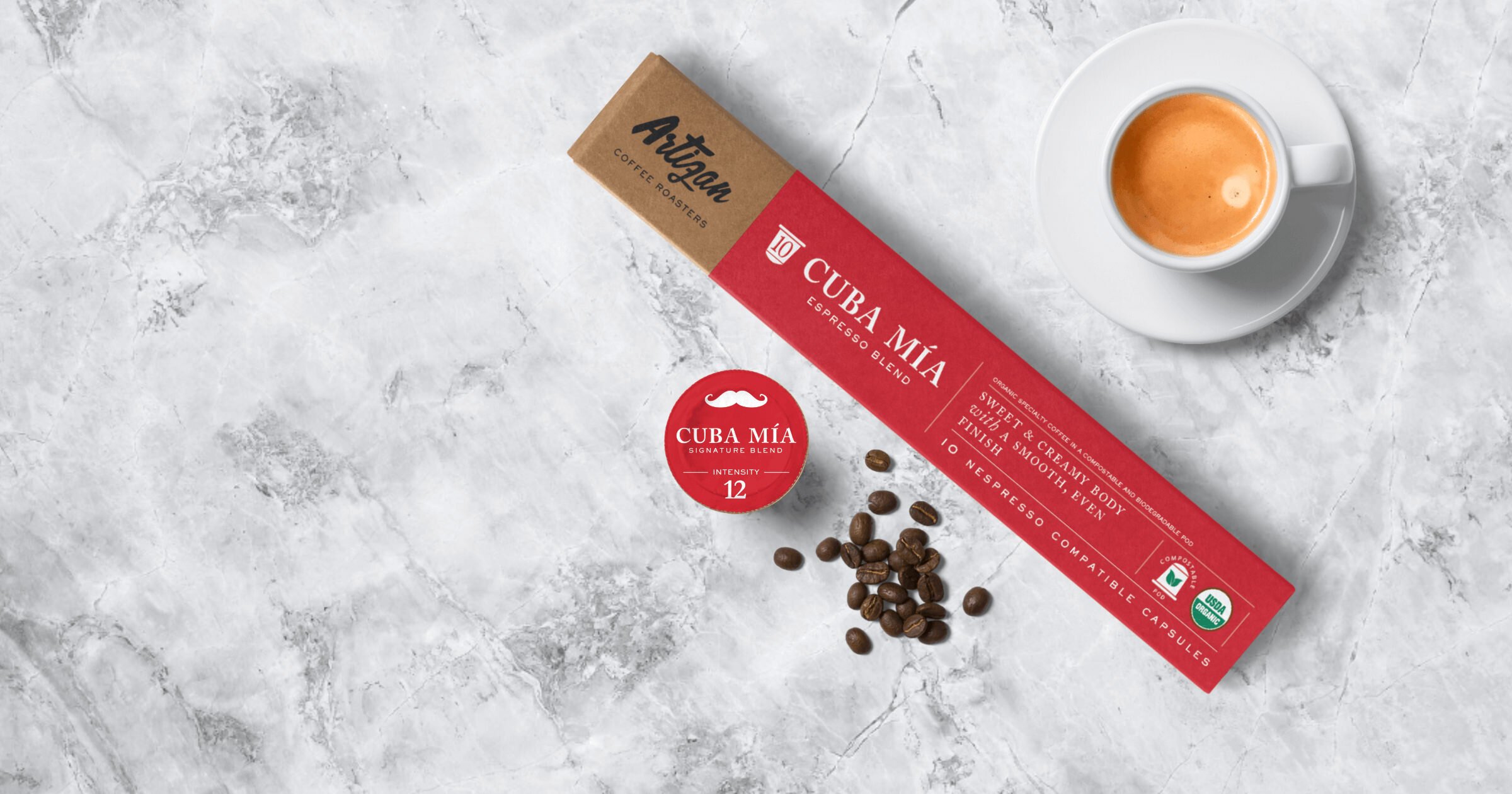 Organic - Sumatra Decaf - Origin - Lungo — Organic Nespresso Pods & Capsules  - USDA Certified - Artizan Coffee