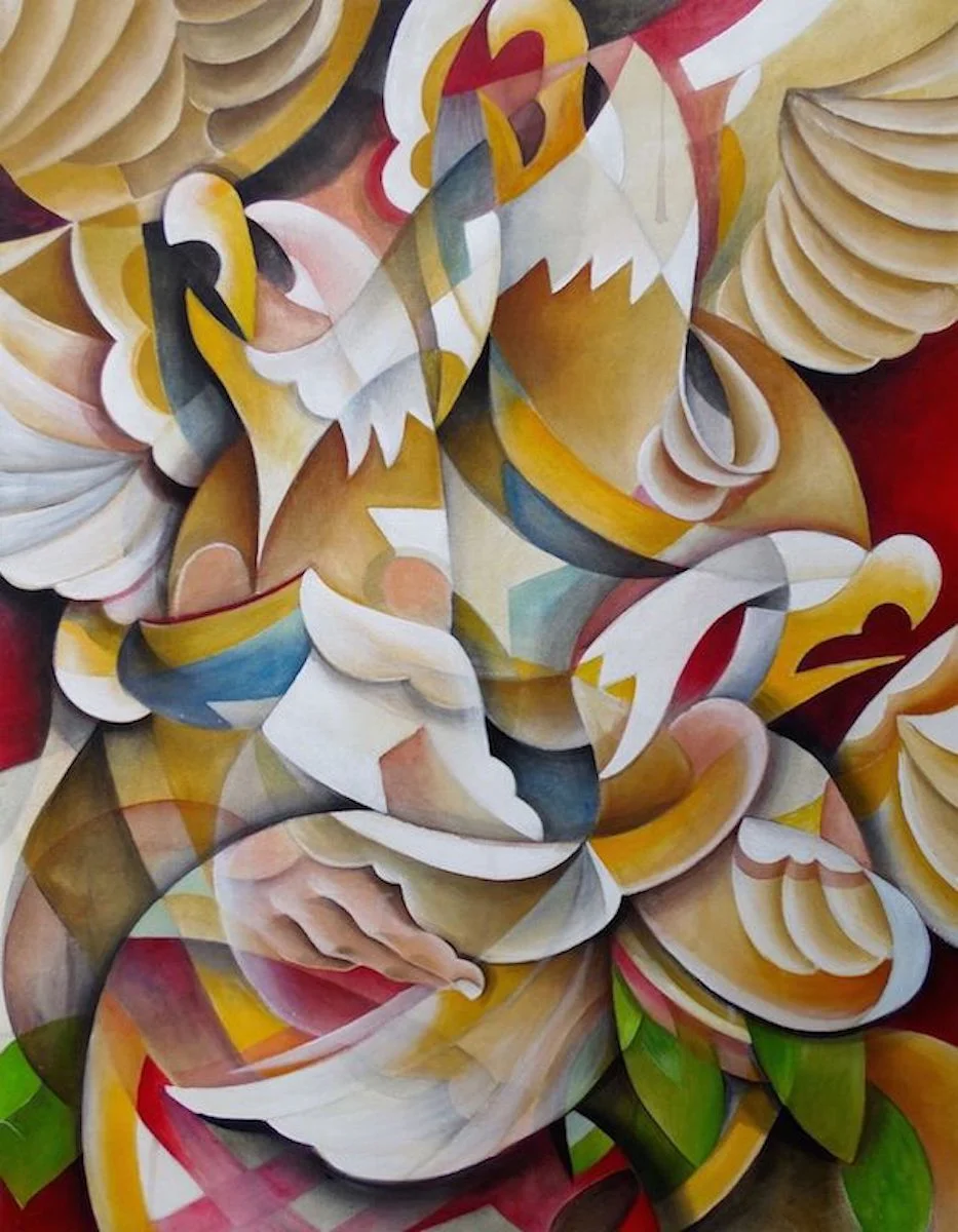 Death or Glory (panel 1), 2017 Acrylic on canvas 70cm x 100cm
