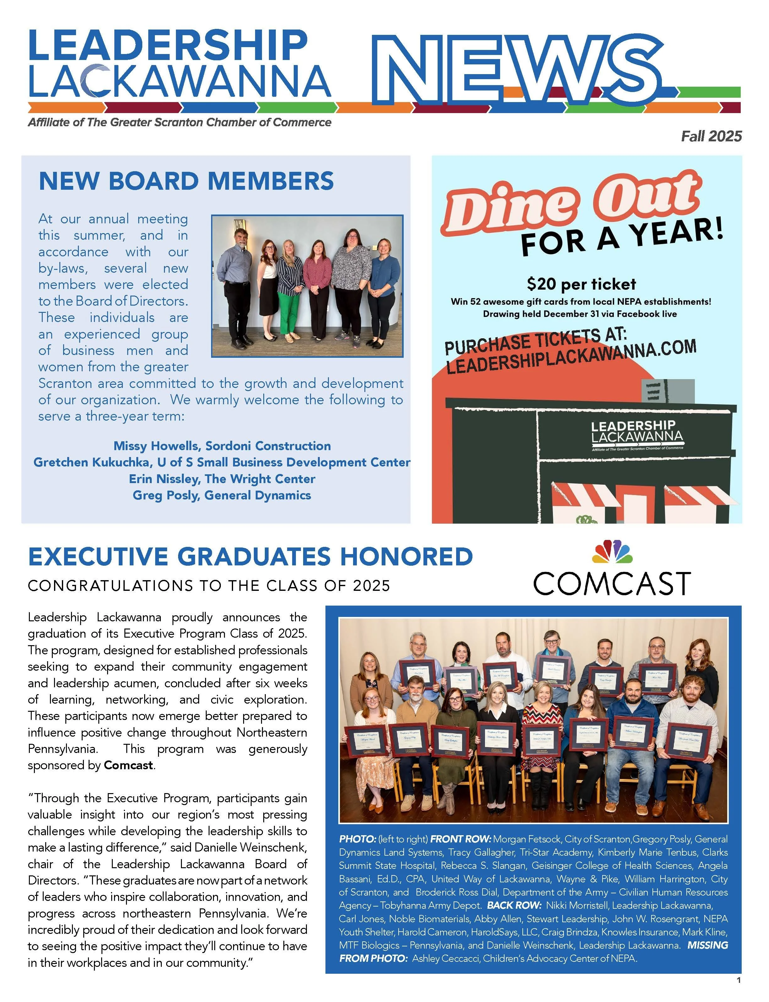 Fall Newsletter 2025