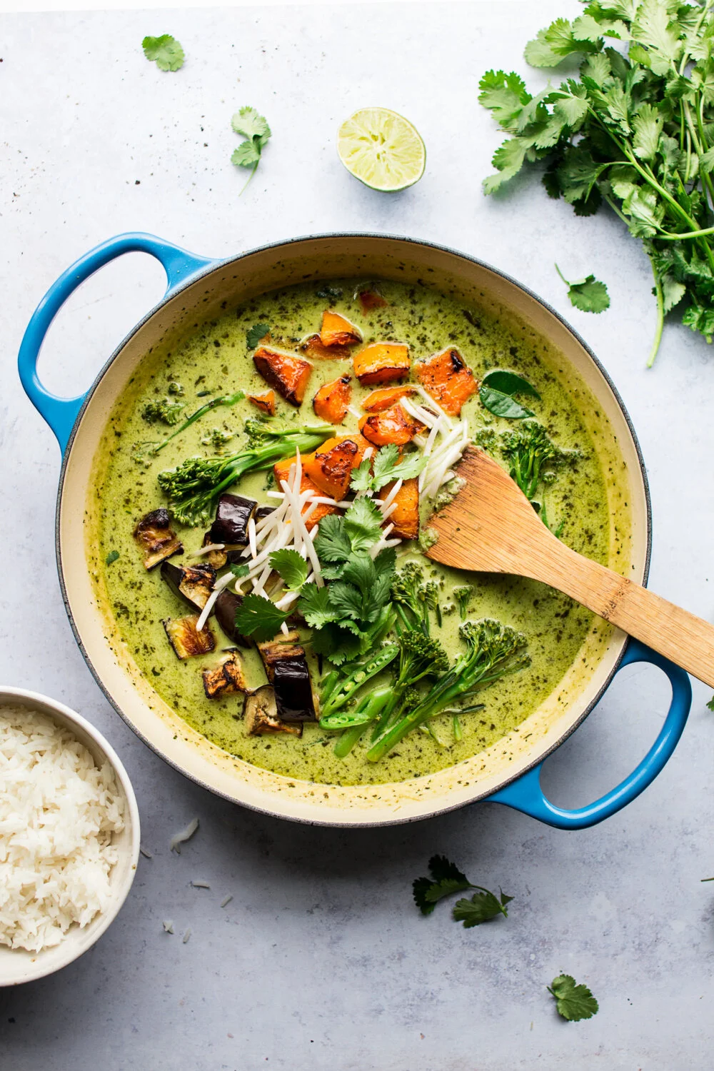 Veggie Heavy Thai Green Curry 