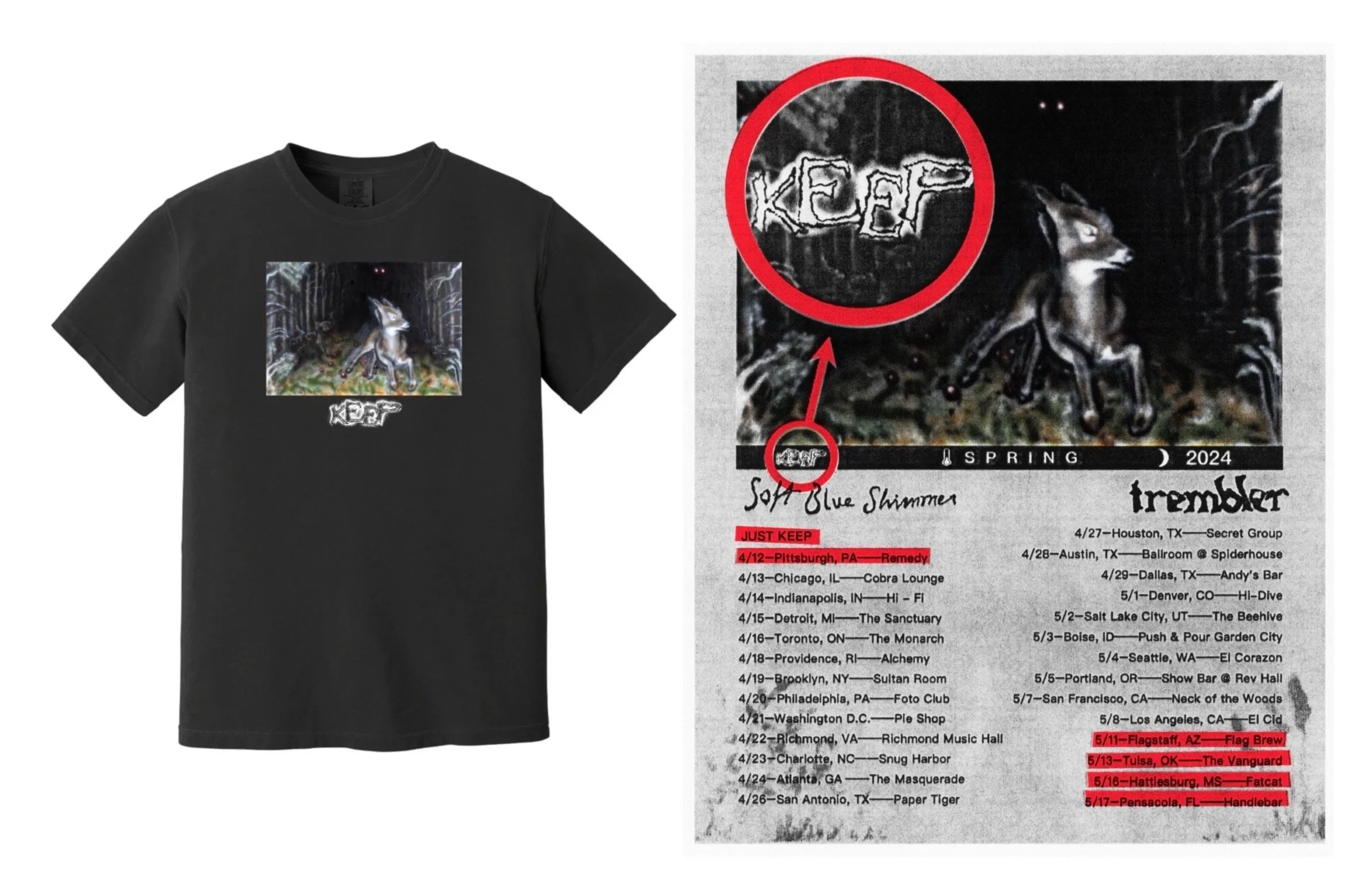 graphic/type/flier design for KEEP