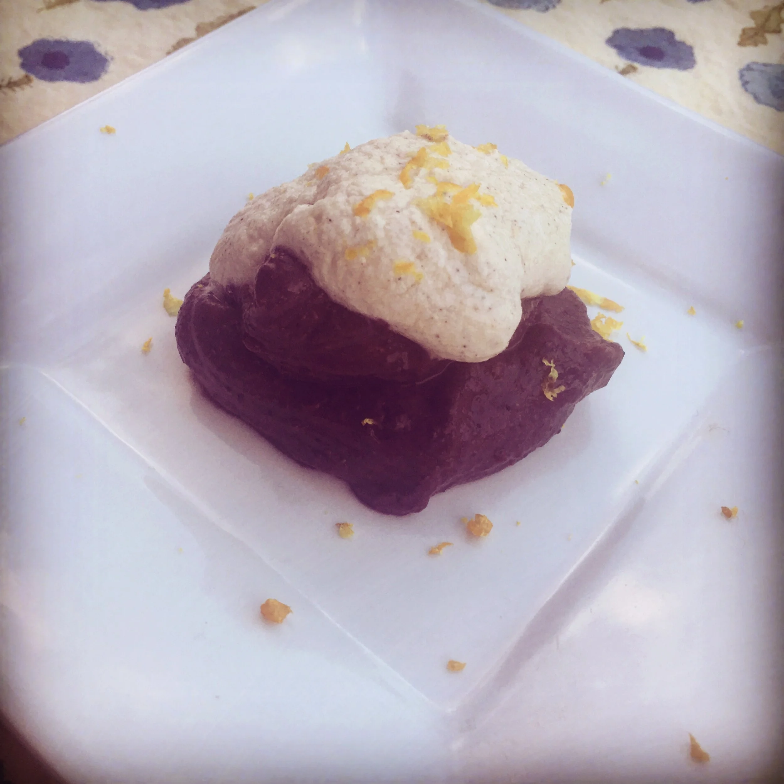 Spiced Berry Cauliflower Mousse