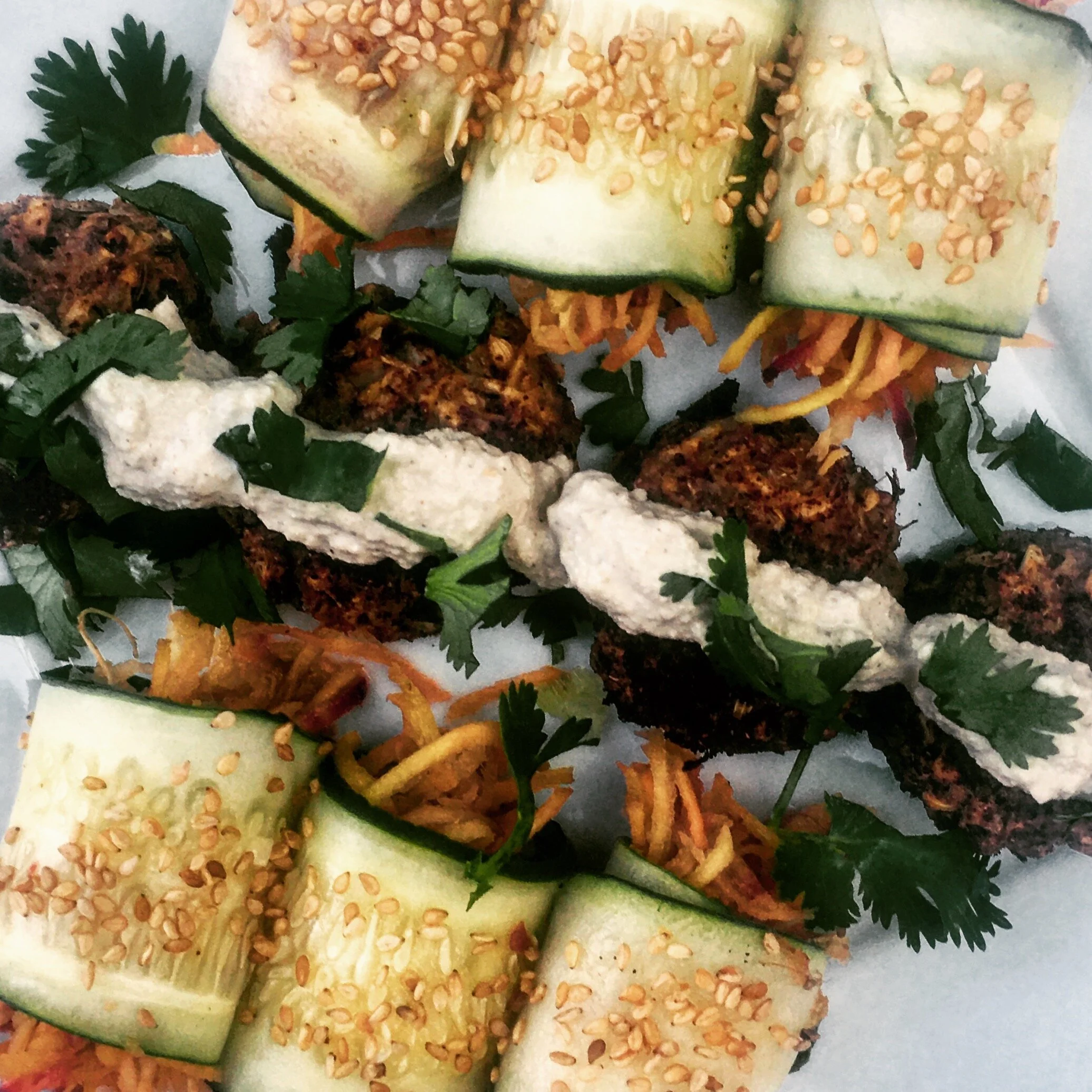 Cucumber Wraps & Kohlrabi Fritters: A Perfect Summer Meal!