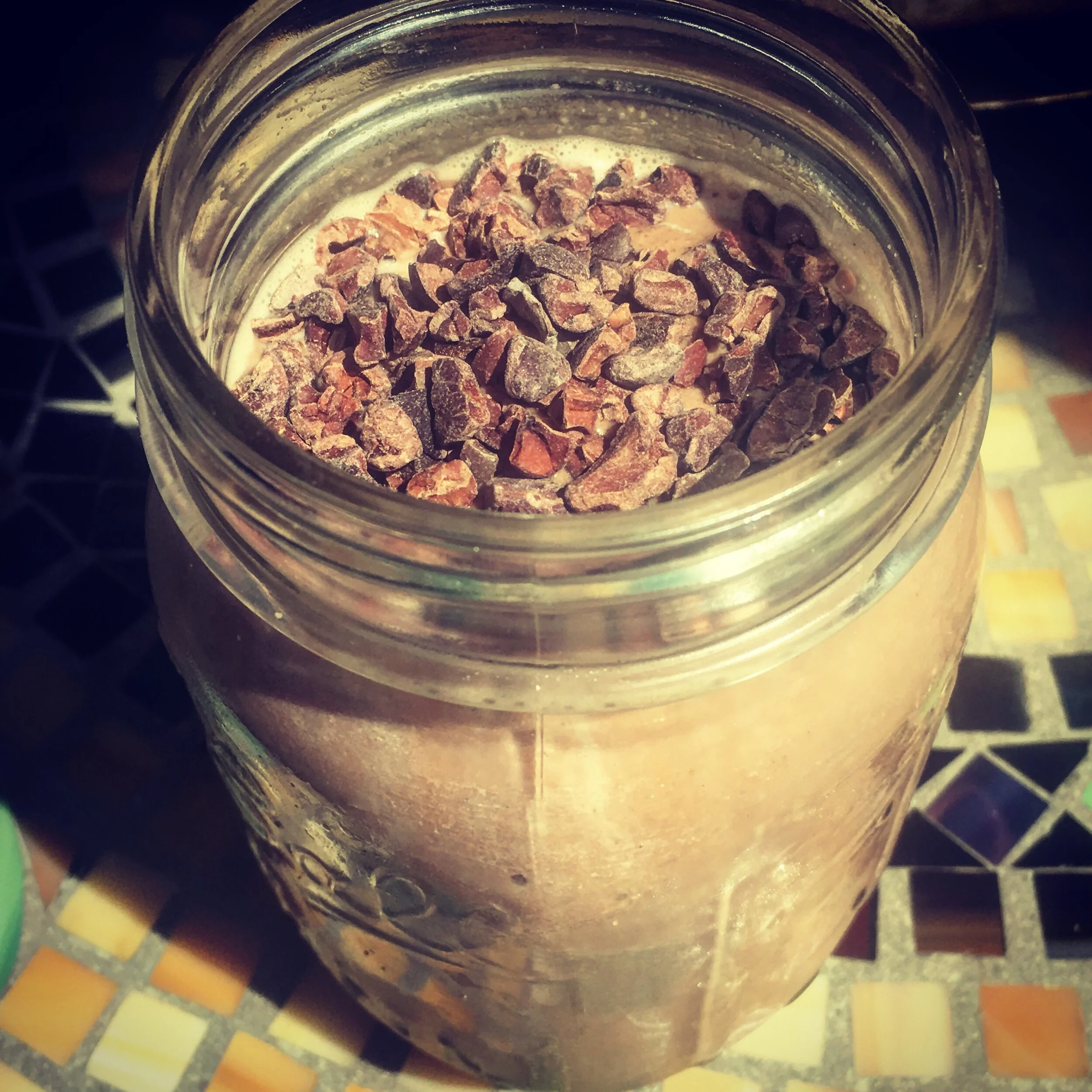 Like a Peanut Butter Cup Milk Shake (but healthy)