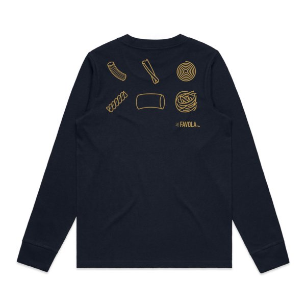 Women's Dice Long Sleeve Tee (Navy)_back.jpeg