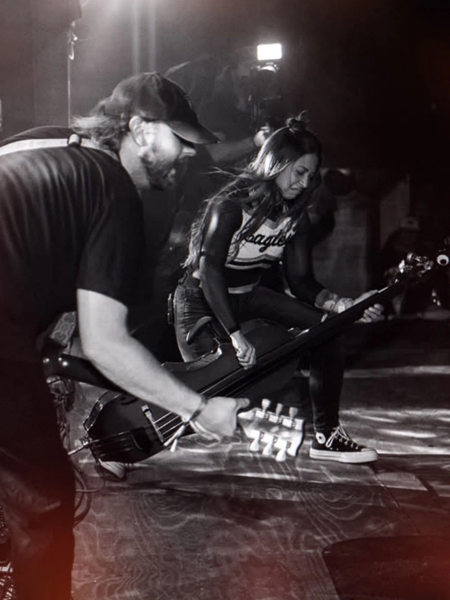 I love hitting rockstar poses w my bro @skylersquglio 
.
. Thank you @patricephoto for grabbing this epic moment! 
.
@converse what up tho 👀❤️&zwj;🔥 
.
@salmonfest this year will go down in my memory banks till I&rsquo;m dust. Forever grateful.