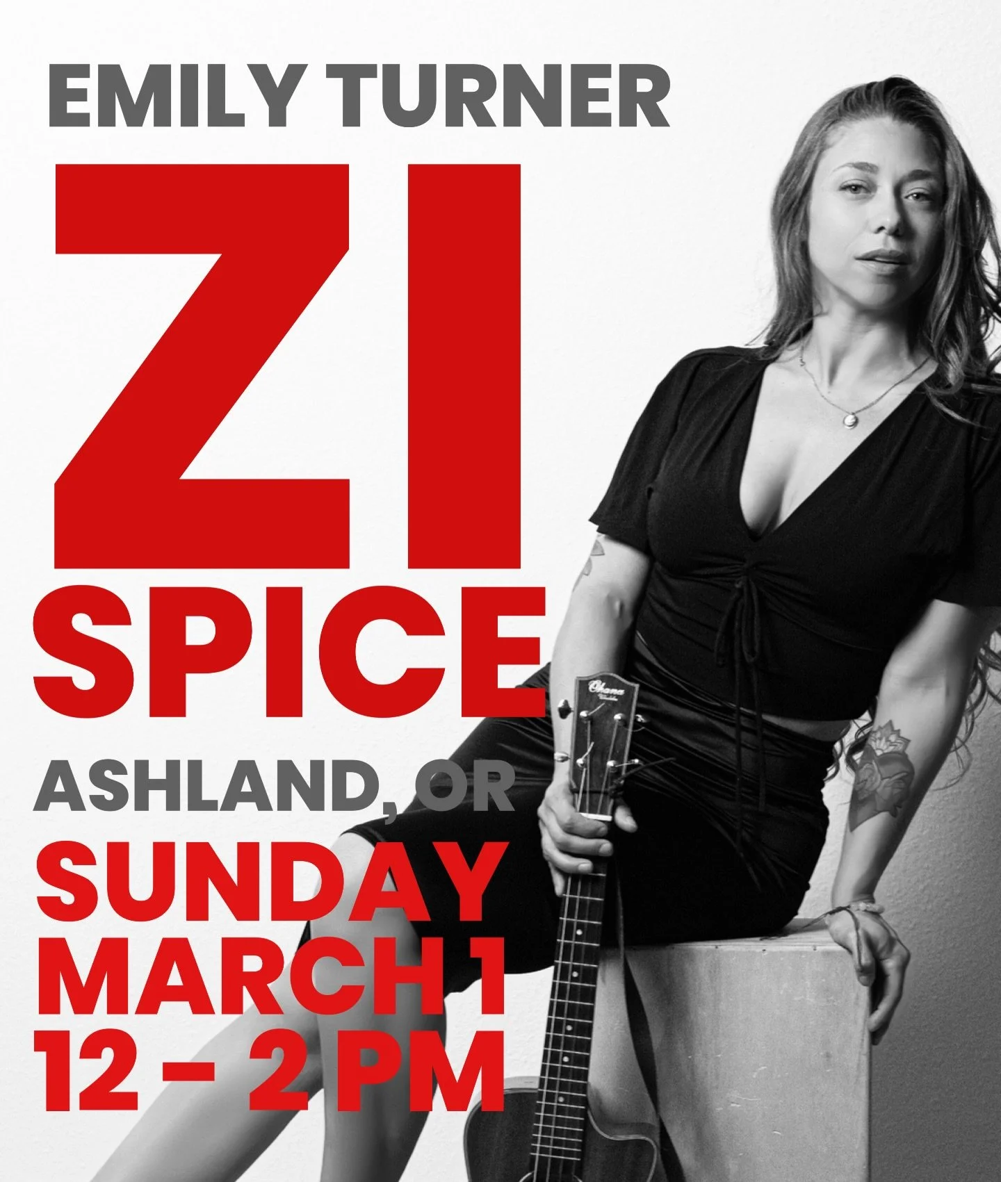 Come chill w me @zispice ! This Sunday in Ashland ❤️
.
I&rsquo;ll be playing a cozy solo uke set, playing some fun covers and also flushing out several new songs I&rsquo;ve been working on! 
.
I&rsquo;ve been pretty quiet the last couple months&helli