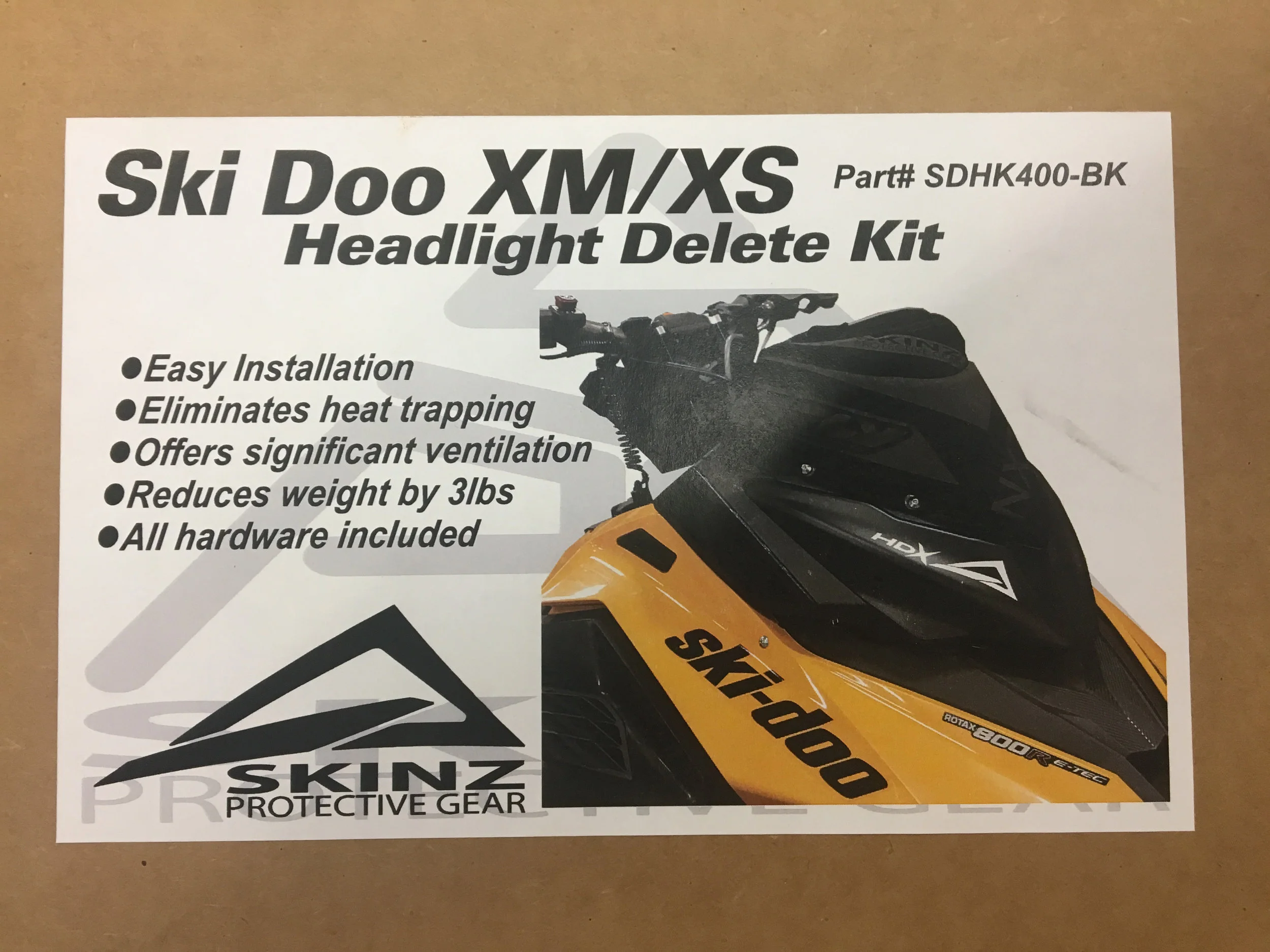 Skinz - Headlight - SkiDoo XM