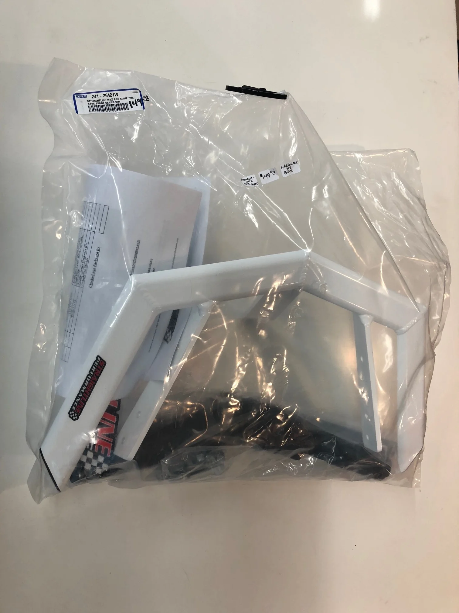 Straightline - Polaris Axys Front Bumper - White