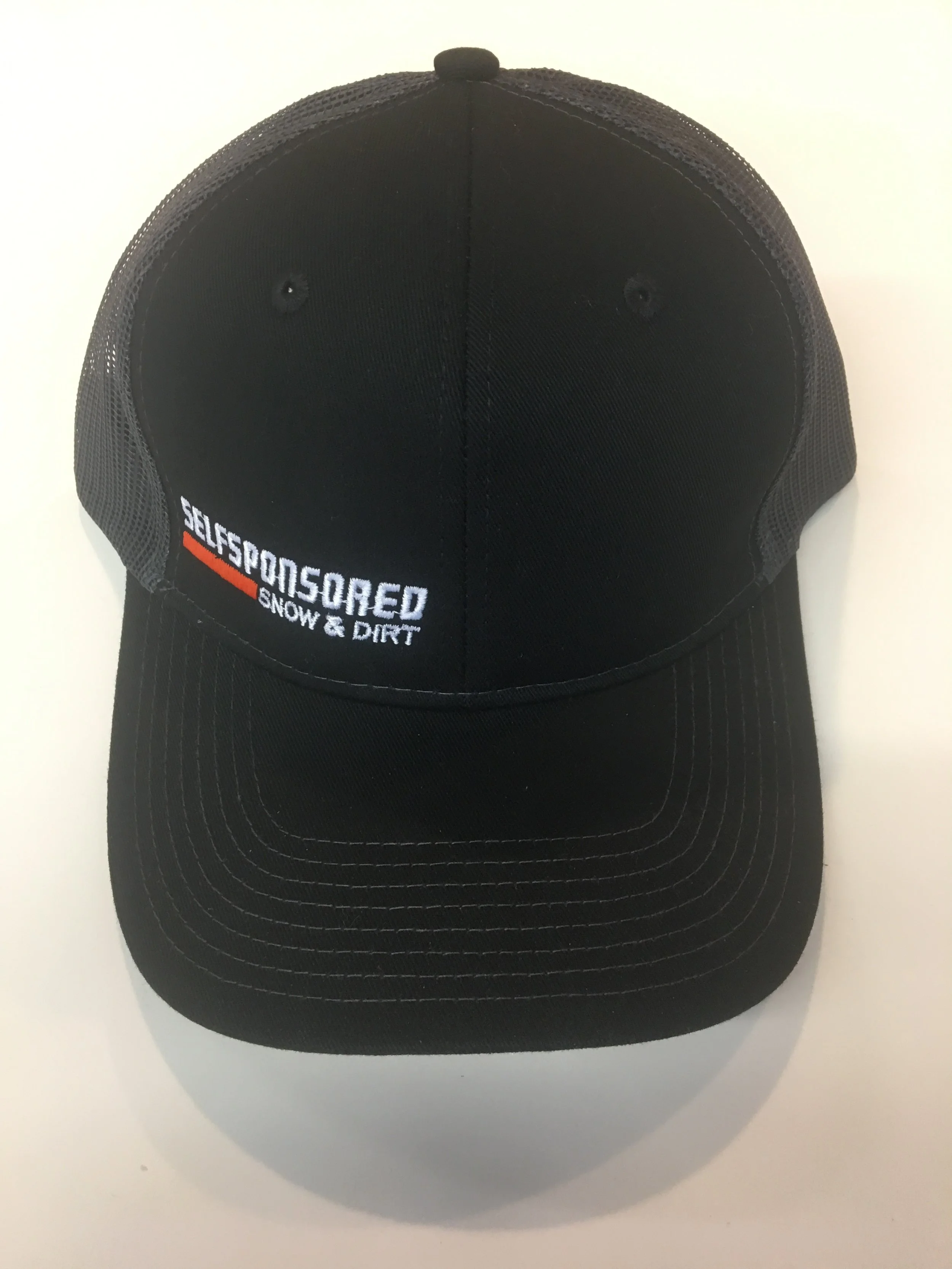 SELFSPONSORED Mesh Snap-back Hat black