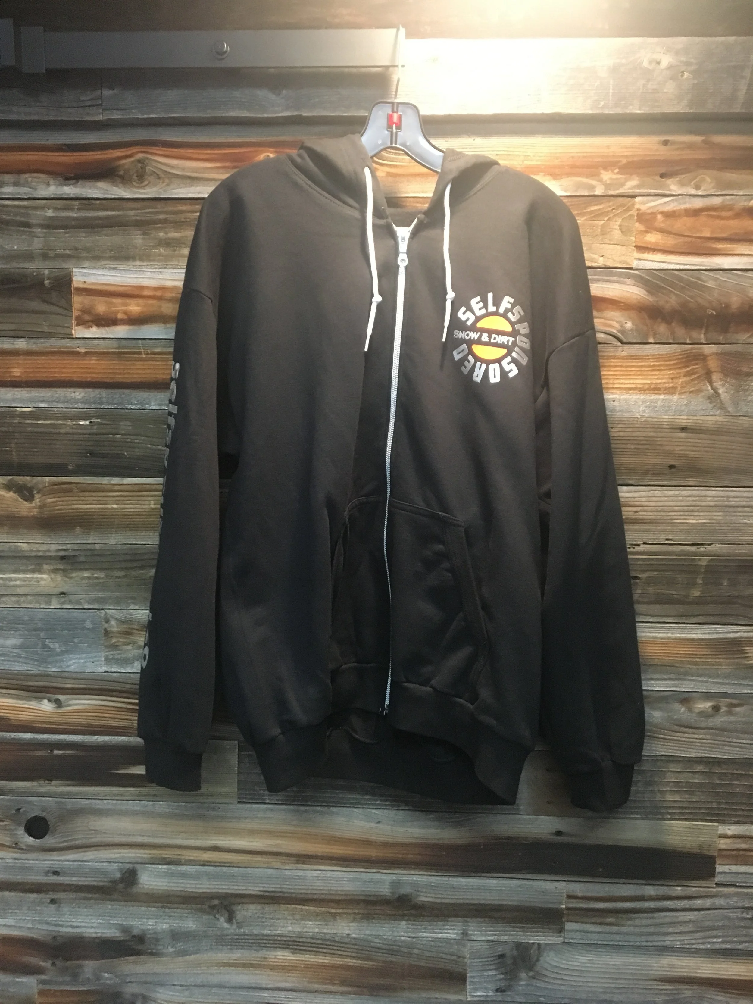 SELFSPONSORED Round Logo Zip-Up Hoody