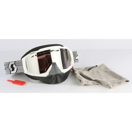 Scott - Hustle Sno -X - White/Silver Chrome Lens