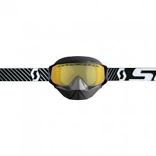 Scott - Hustle X Snow Goggle - Black/White/Yellow Lens
