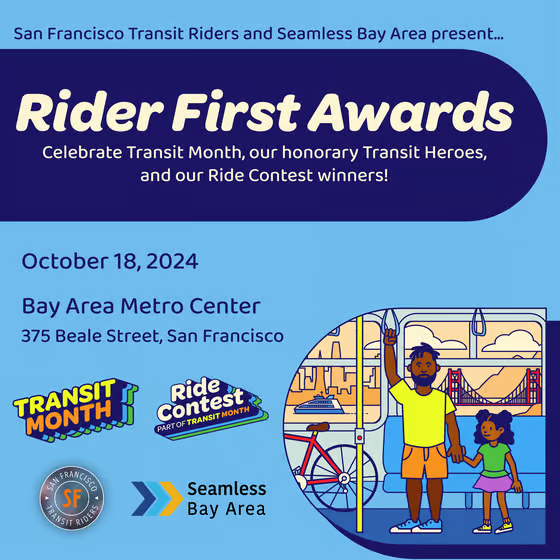 Rider First Awards - Transit Month 2024