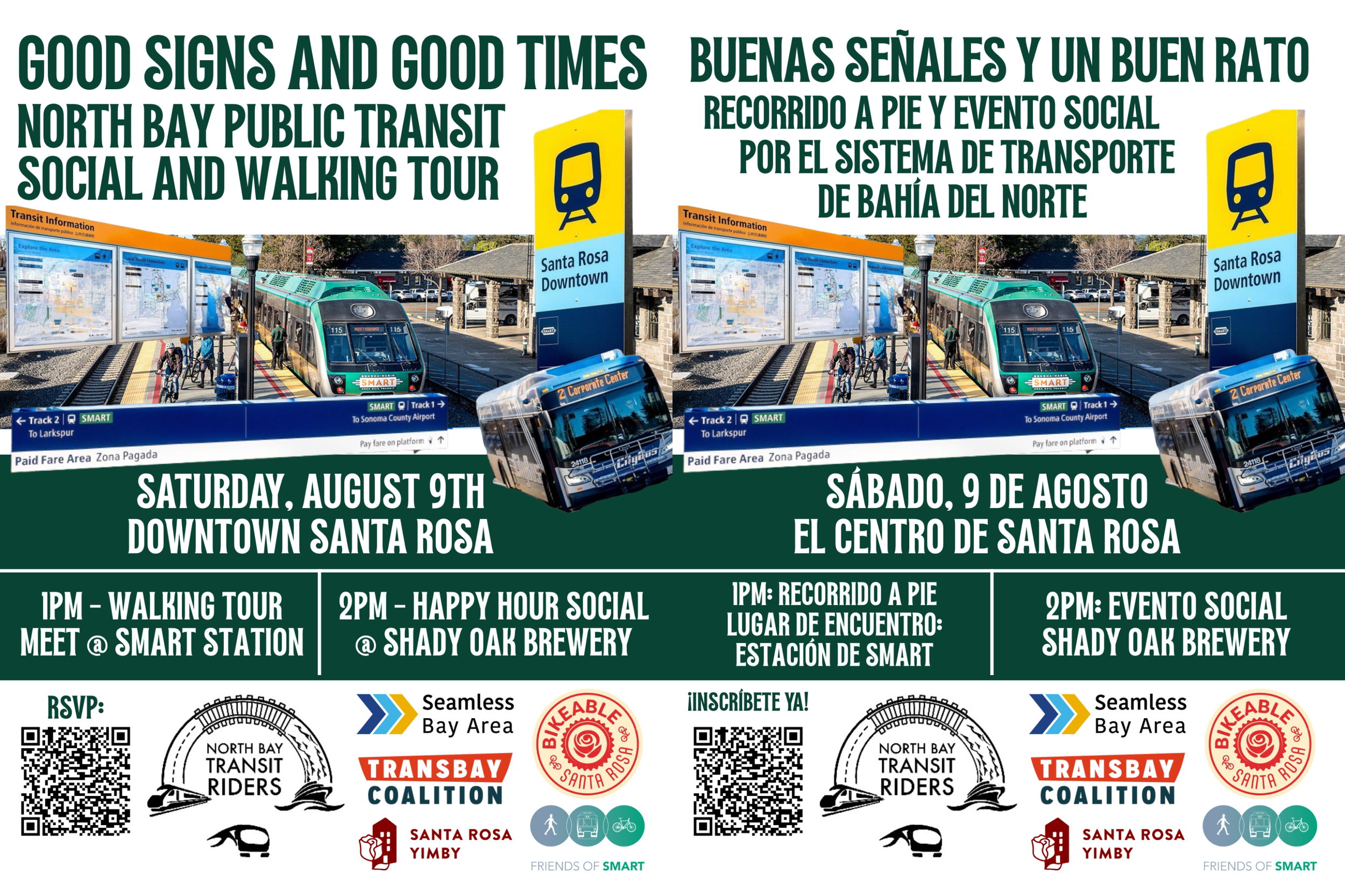 Good Signs and Good Times - North Bay Public Transit Social and Walking Tour