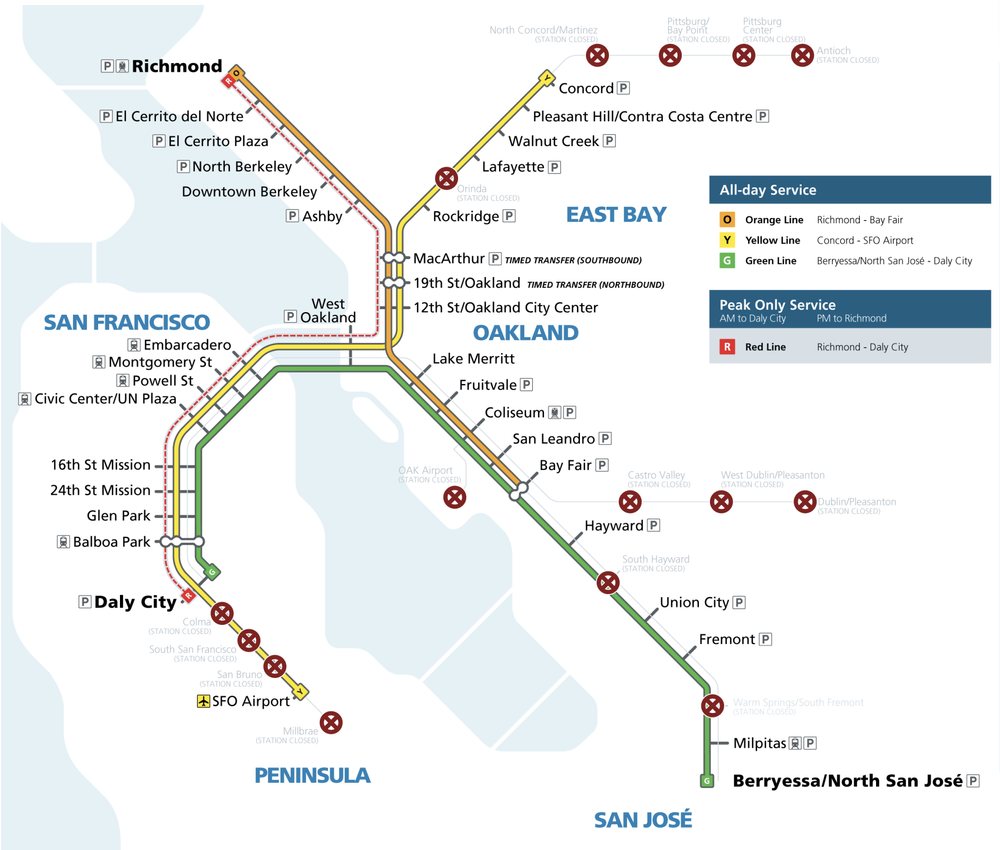 BART outlines severe service cuts if Connect Bay Area transit ballot ...