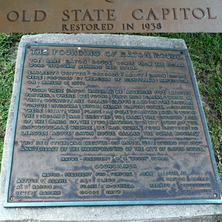 The Founding of Red Stick Historical Marker