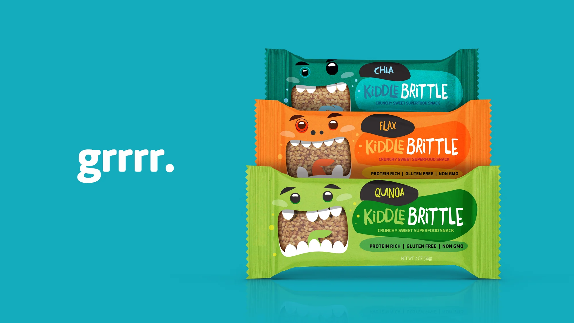 Kiddle Brittle Bars / My Role: Designer / Dine Marketing