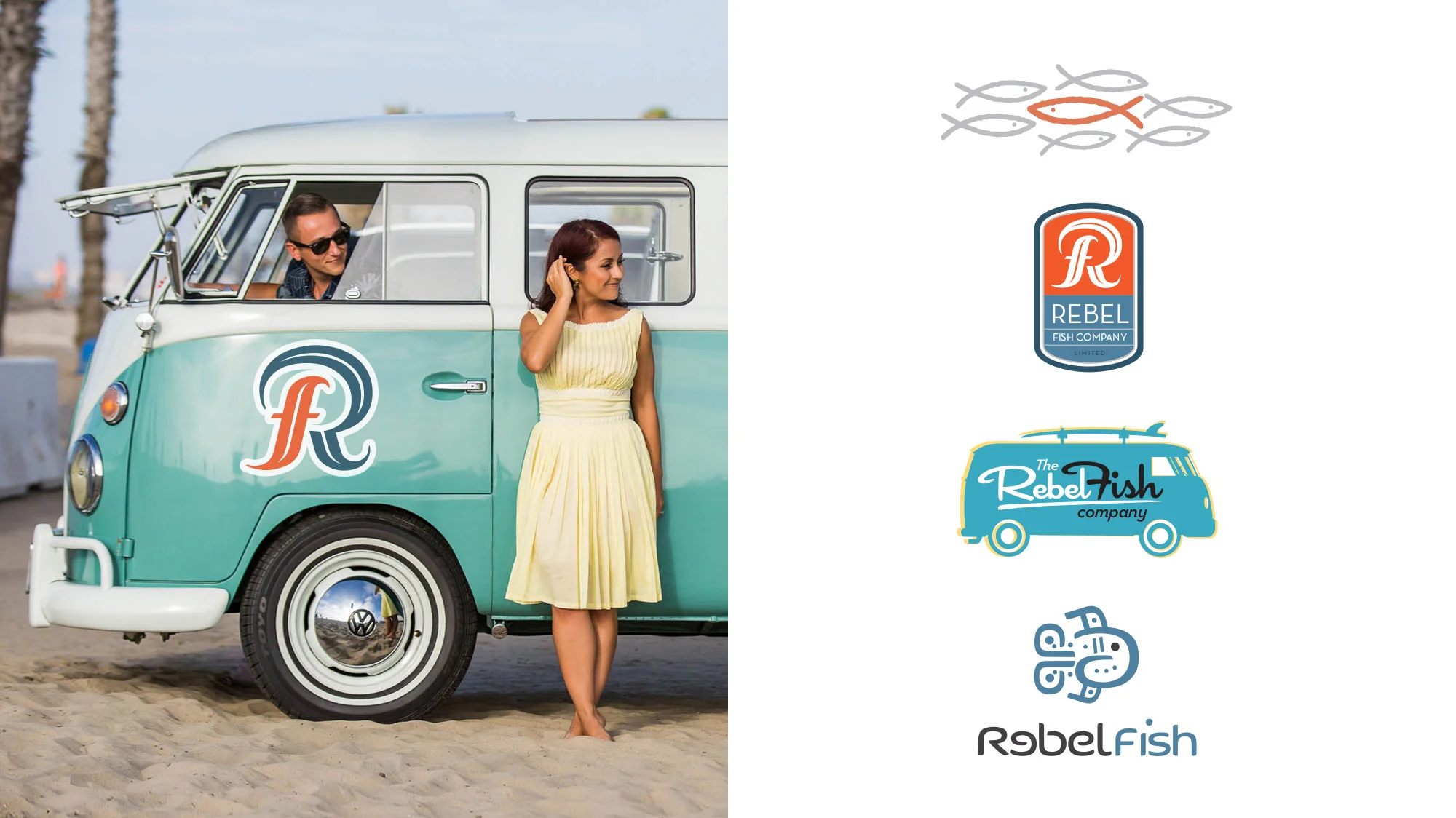 Rebel Fish Logo Concepts / My Role: Designer / Mattson Co.