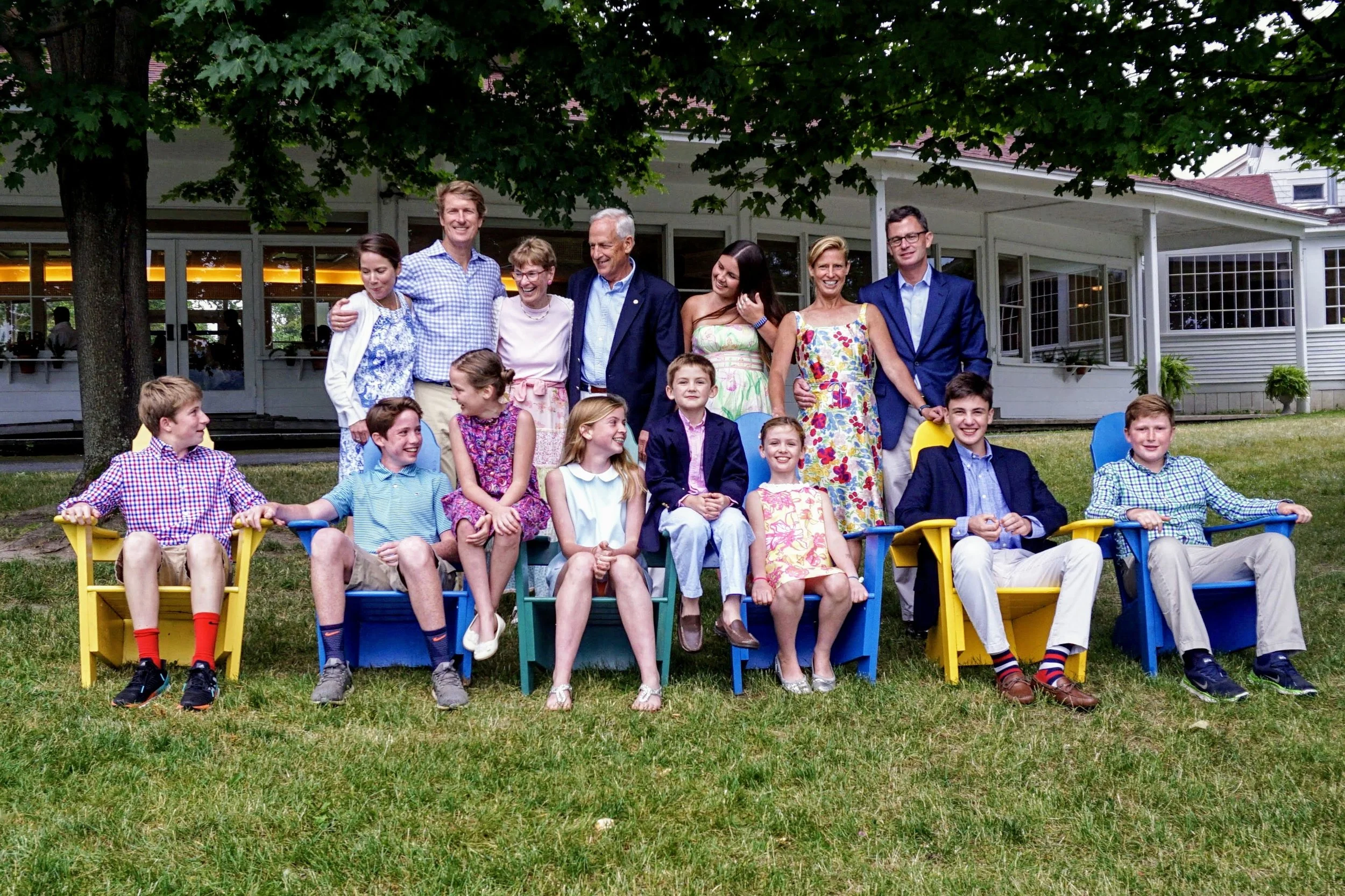My parents, my sister and our families in Vermont, Summer 2018