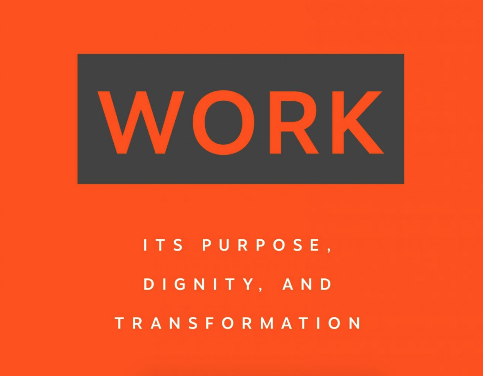 Book Review: "Work" by Daniel M. Doriani