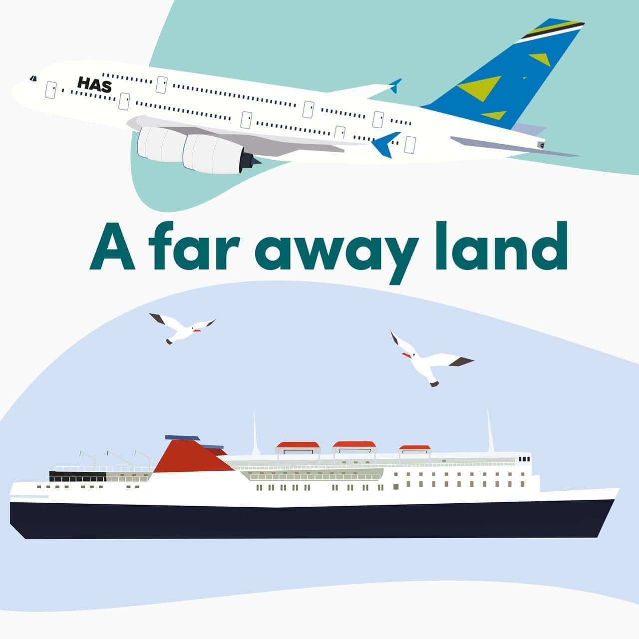 Muslims go there by air and sea.

A holy journey that everyone dreams to get the chance.

Fun fact: The aircraft (Airbus 380) and sea ship illustrated in the book were based on actual models used by Muslims to go there.

#oliekbooks
#islamicchildrenb