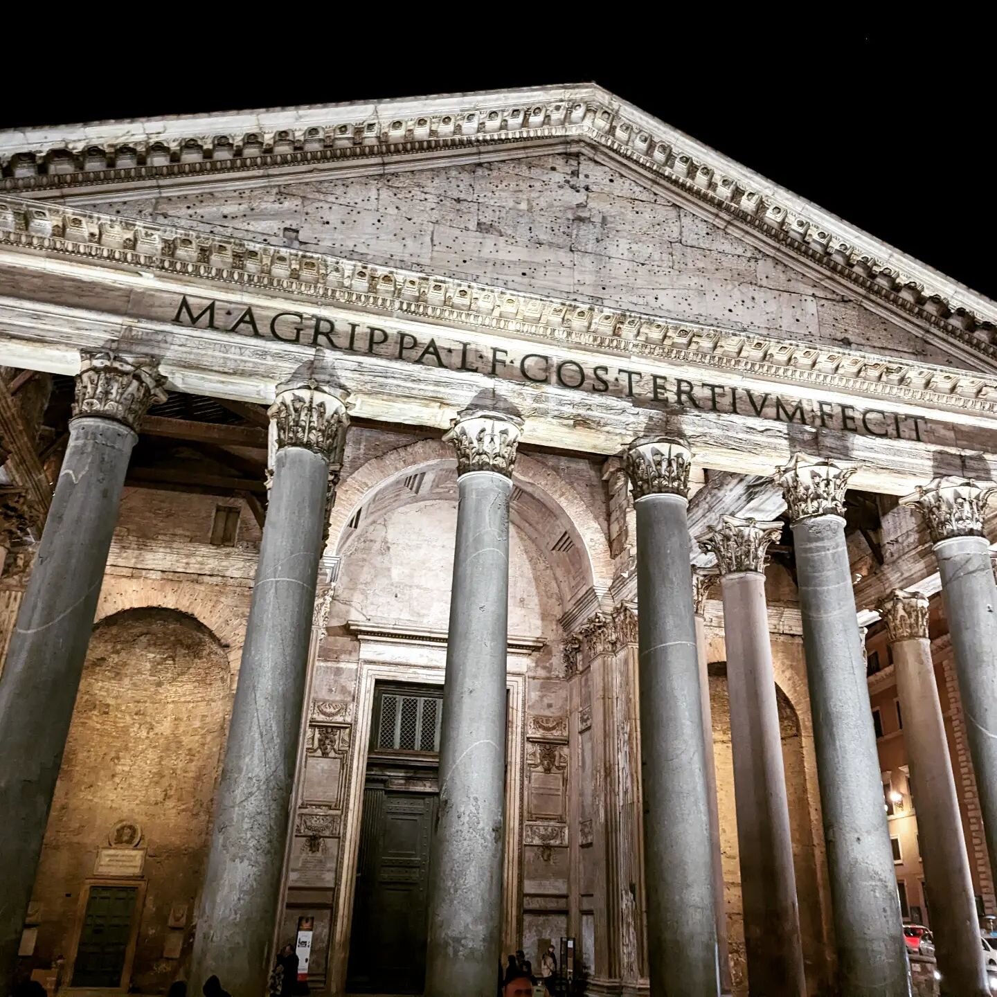 The pantheon. Even better in the dark.