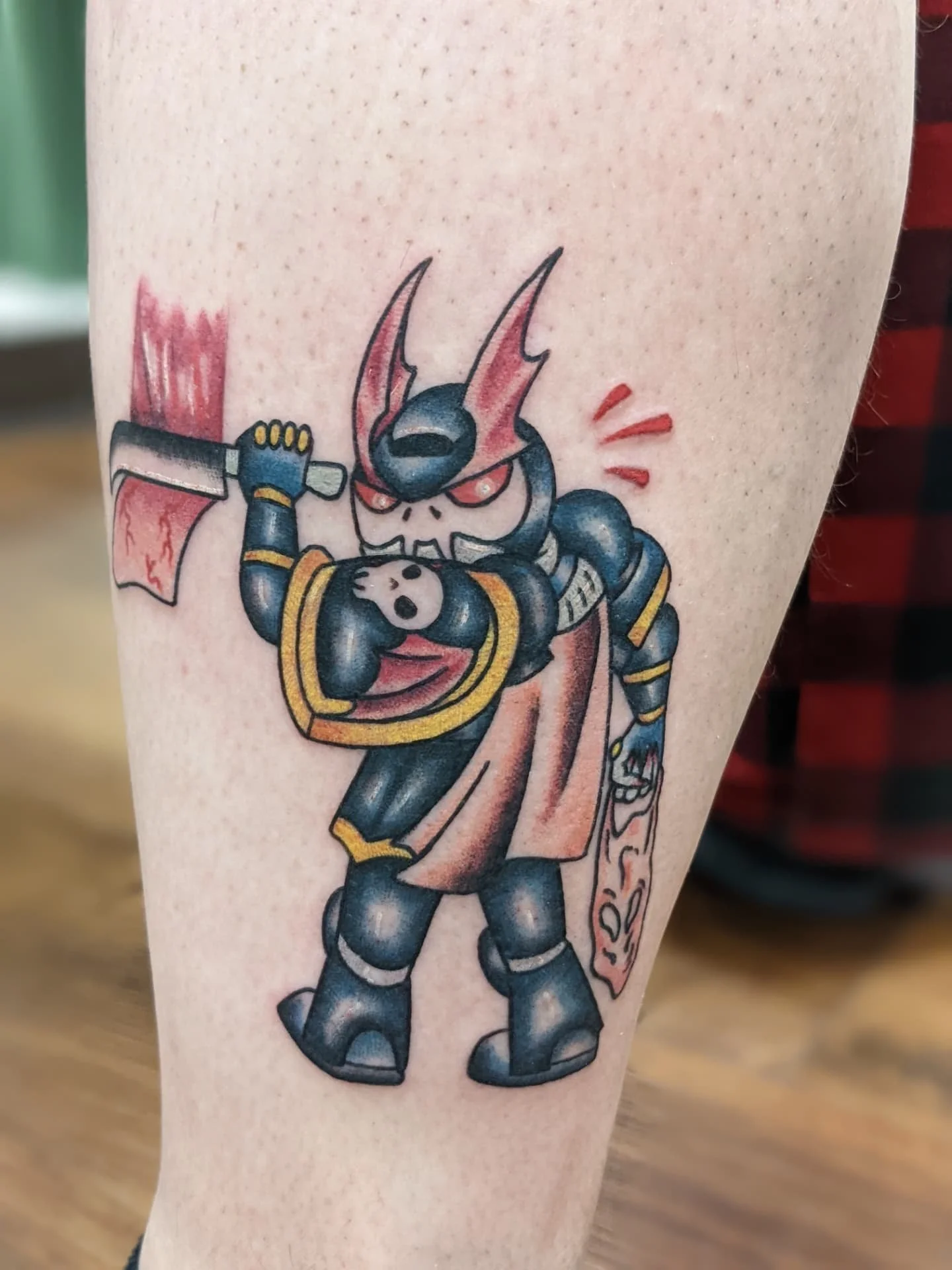 Color highlights from May '24. Had to split them up again there were so many good ones! Thanks to Sir J for getting a rad Night Lords piece! 😎

.
.
.
.
.

#tattoos #colortattoo #nightlords #wh40k #warhammertattoo #americantraditionaltattoo #cauldron