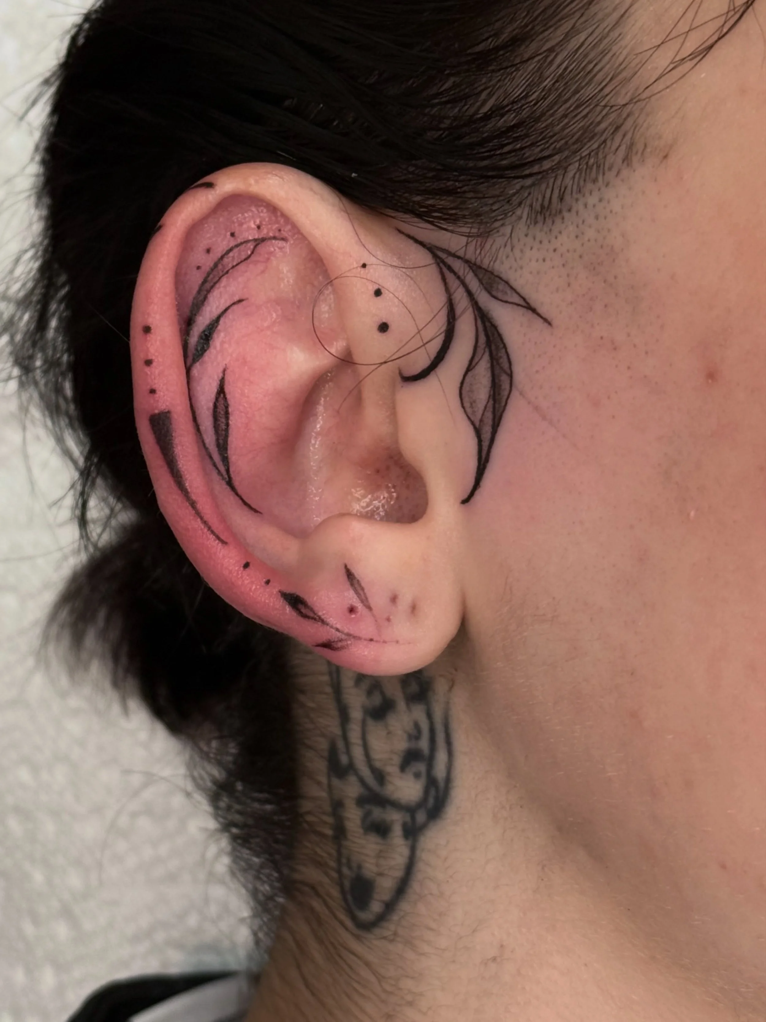 Ear tattoo #eartattoo