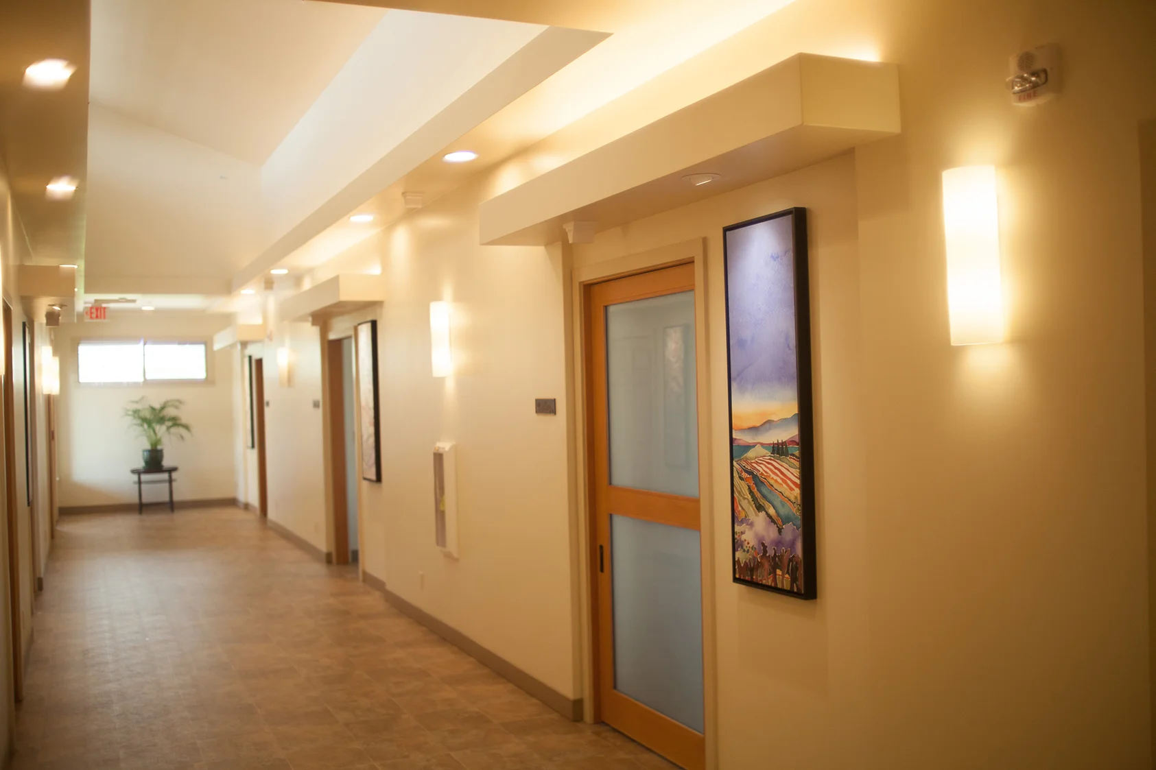 Hallway to Patient Rooms
