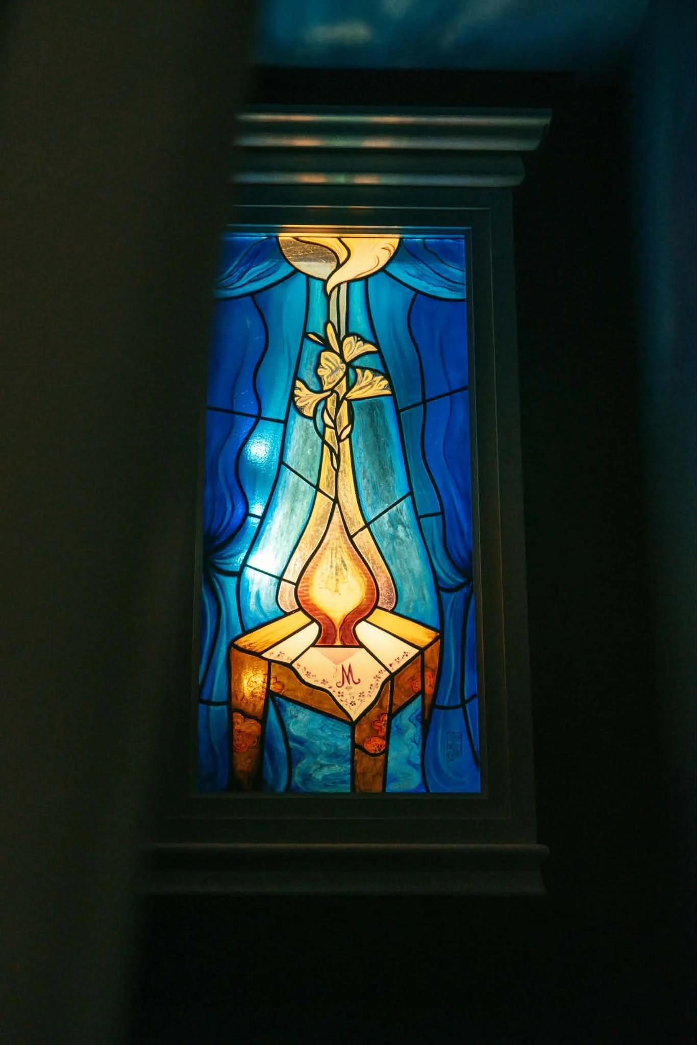 vitral museu do santuário de fátima