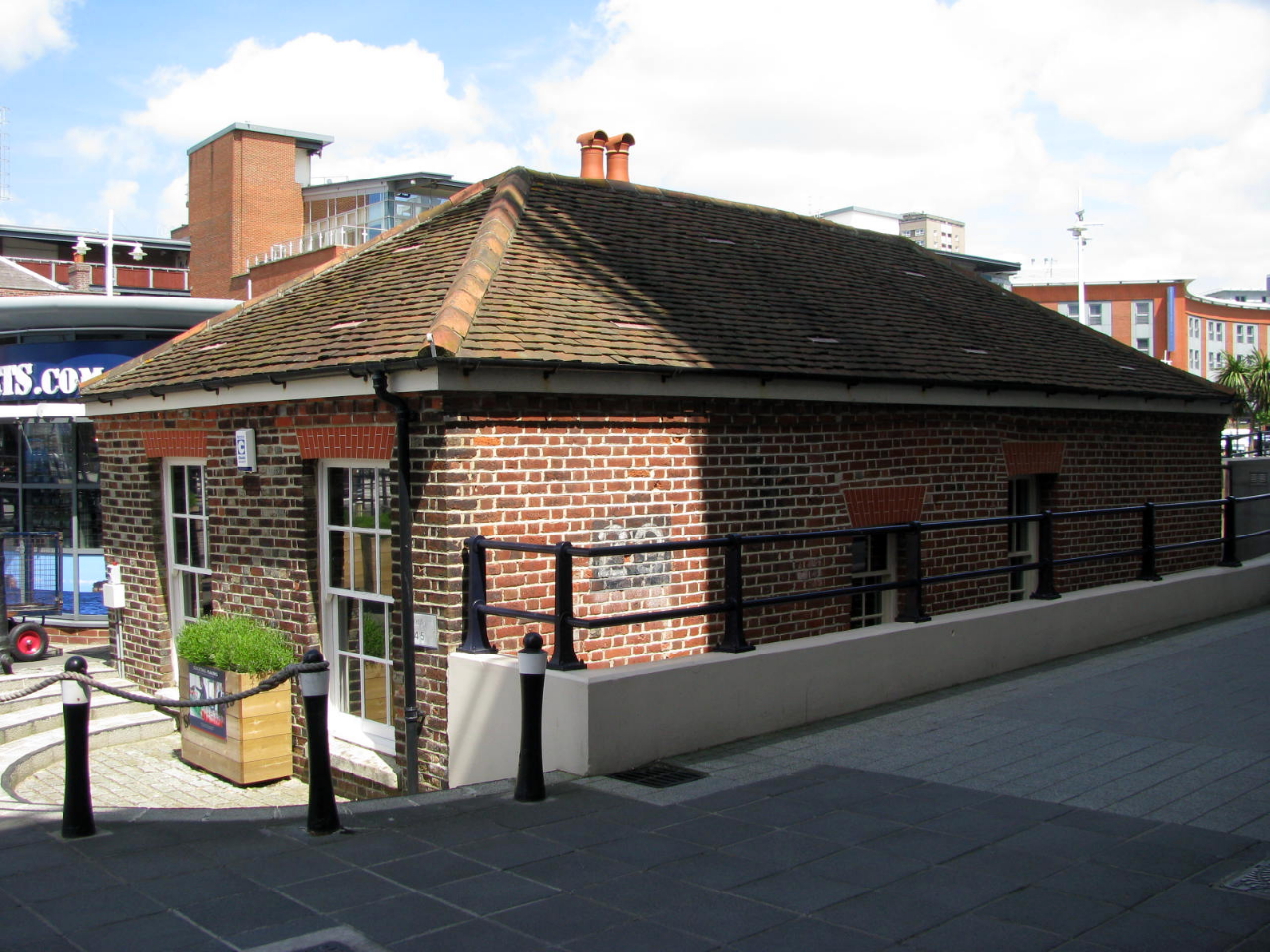 The Old Guardhouse (aka Lock Keeper's Cottage) at Gunwharf Quays (formerly HMS VERNON)