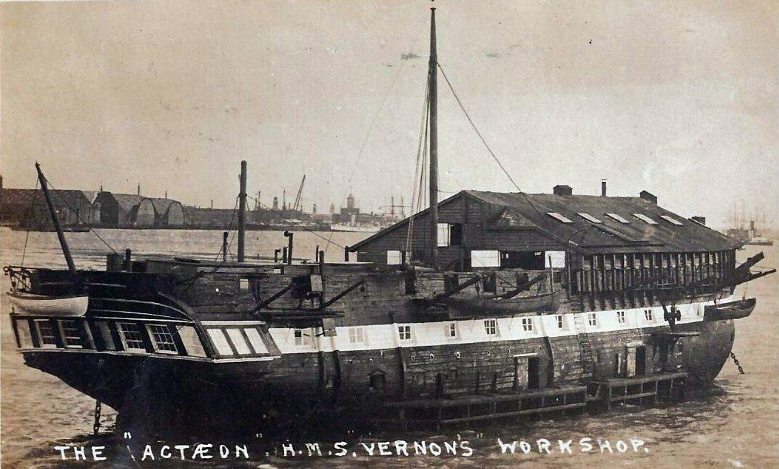ACTAEON as HMS VERNON workshop.jpg