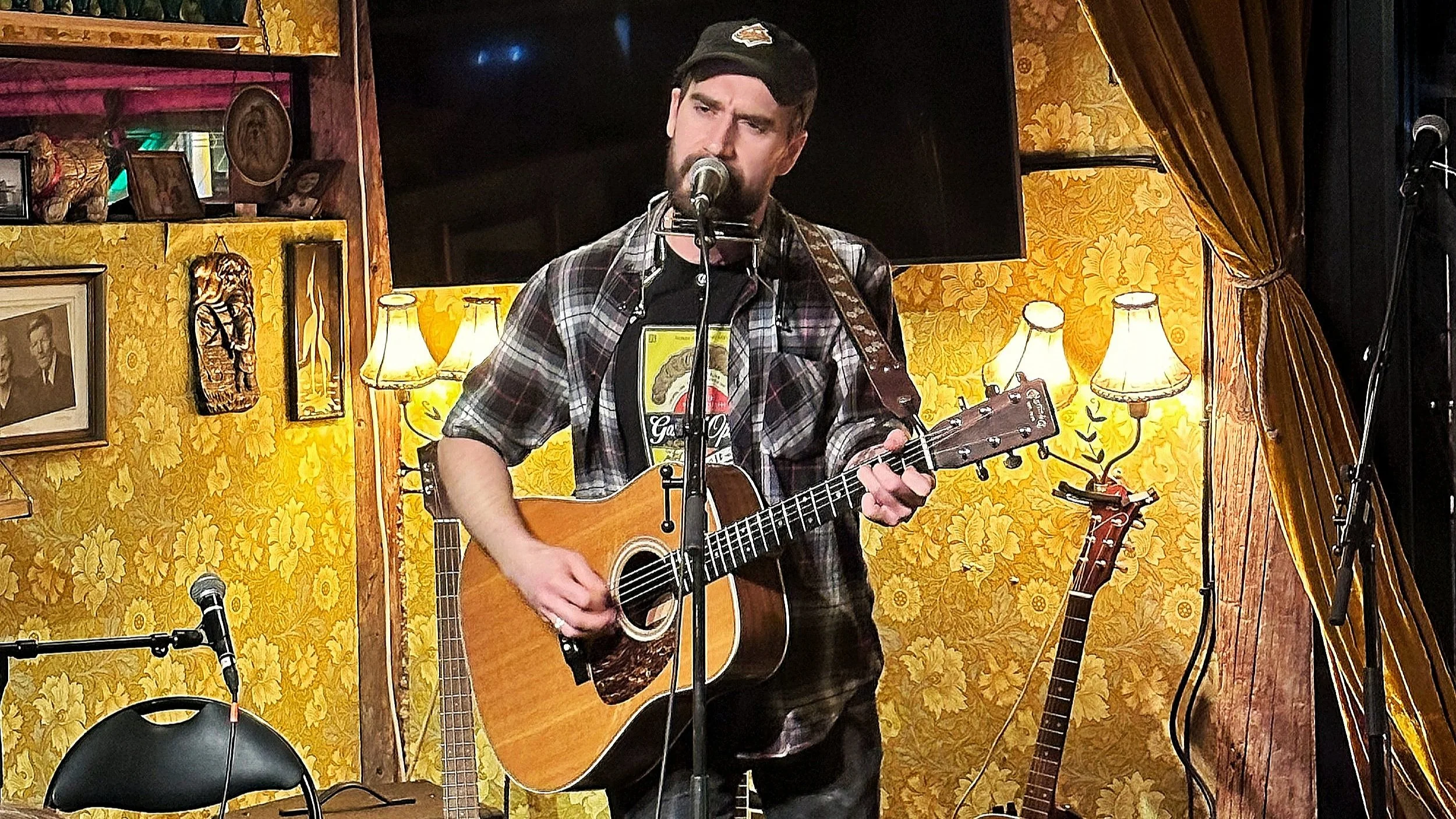 Johan Berggren og Låt Stå spilte på Unge Viser i mars