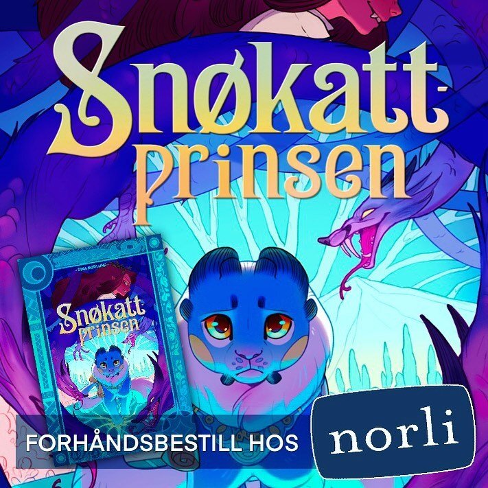 Sn&oslash;kattprinsen kan n&aring; forh&aring;ndsbestilles hos Norli! 🤩✨ (link i mine stories) Da blir den ogs&aring; signert av meg ❤️ The preorder sale is live of The Snow Cat Prince (Norwegian edition) on Nori&rsquo;s website! Sadly only if you l