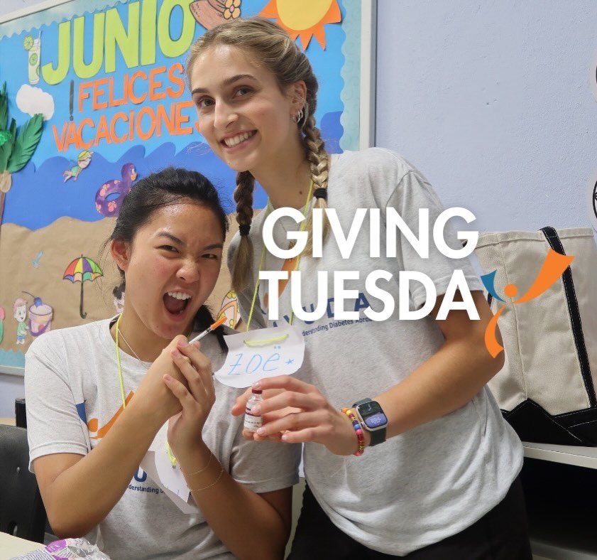 Today is Giving Tuesday, a global day of giving for charities and non-profit organizations. We hope that you will consider making a donation to AYUDA in support of our volunteer programming and diabetes education with our partner @ganemosle in the DR