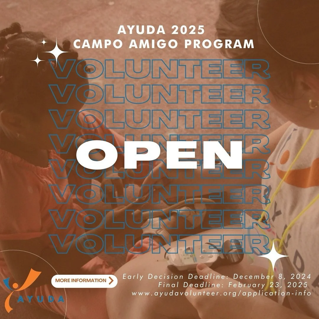 AYUDA&rsquo;s 2025 Campo Amigo Volunteer Program Application is now open! Join our team of changemakers committed to serving as agents of social change in diabetes communities in the Dominican Republic. You can learn more about the program at the lin