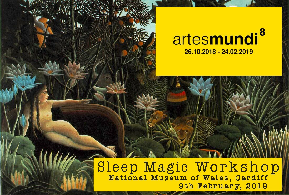SOLD OUT - Join lucid dreaming expert Sarah Janes for an exploration of the sleep state. Learn the simple tricks and techniques that will help you become conscious whilst in a dream. This workshop is inspired by the tradition of ‘dream incubation’, practiced in sleep temples across the ancient world. Please bring your own yoga mats, blankets and pillows. A small quantity of mats will be provided. ----------------------- Ymunwch ag arbenigwr breuddwydio eglur Sarah Janes i ymchwilio i gyflwr cysgu. Dysgwch y sgiliau syml a’r technegau fydd yn eich helpu i ddod yn ymwybodol wrth freuddwydio. Ysbrydolir y gweithdy gan draddodiad o ‘deor breuddwydion’ sy’n cael eu hymarfer mewn temlau dros yr hen fyd. Dewch â’ch matiau ioga, blancedi a gobennyddiau eich hun. Darparir nifer fach o fatiau.